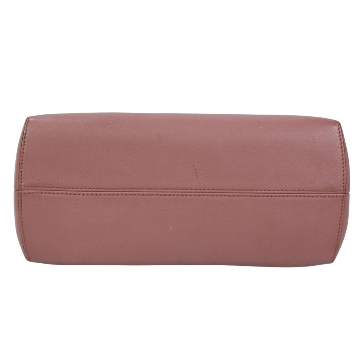 Fendi Black Ivory Pink Leather Handbag Shoulder Bag (Pre-Owned)