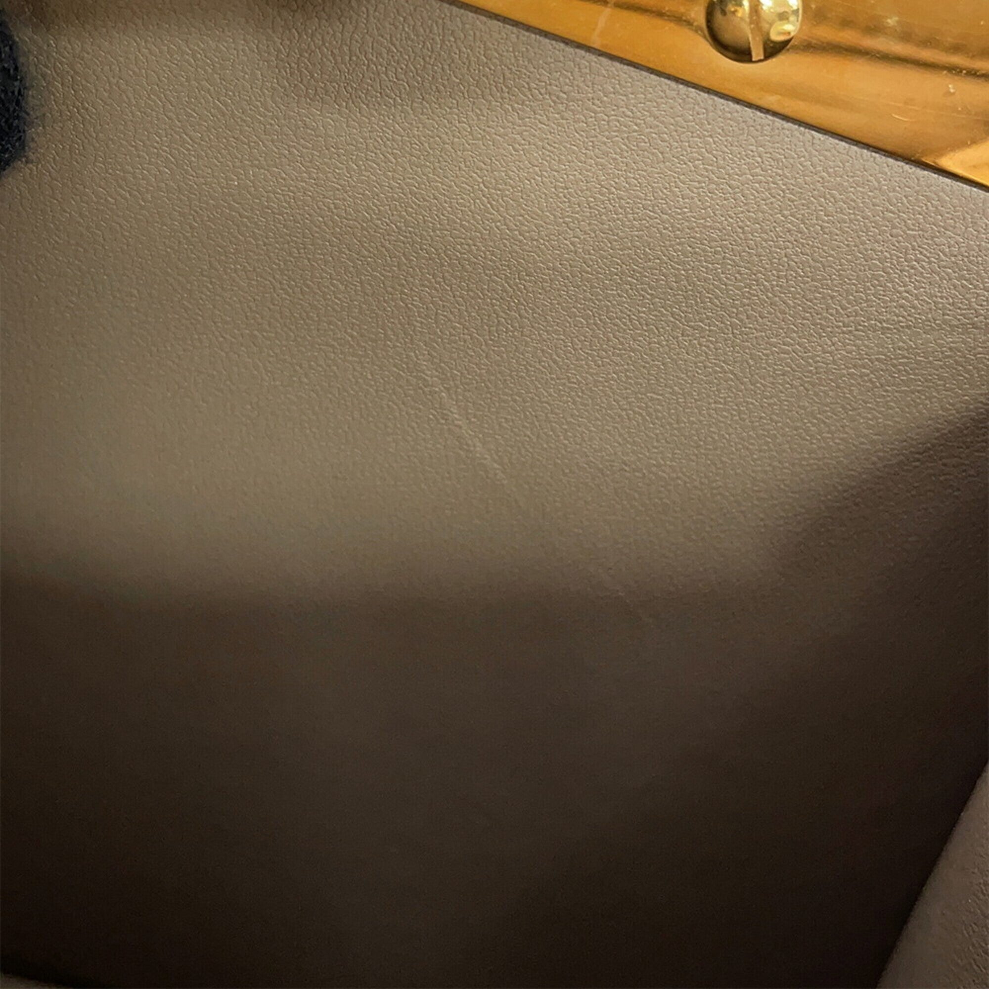 Fendi Peekaboo Gray Leather Handbag (Pre-Owned)