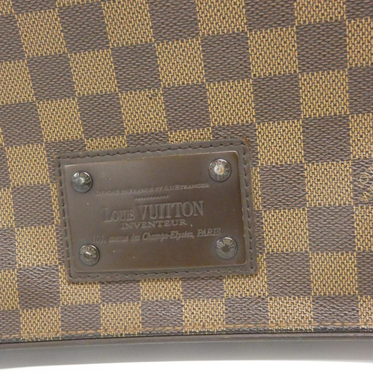 Louis Vuitton Ebene Coated Canvas Shoulder Bag (Pre-Owned)