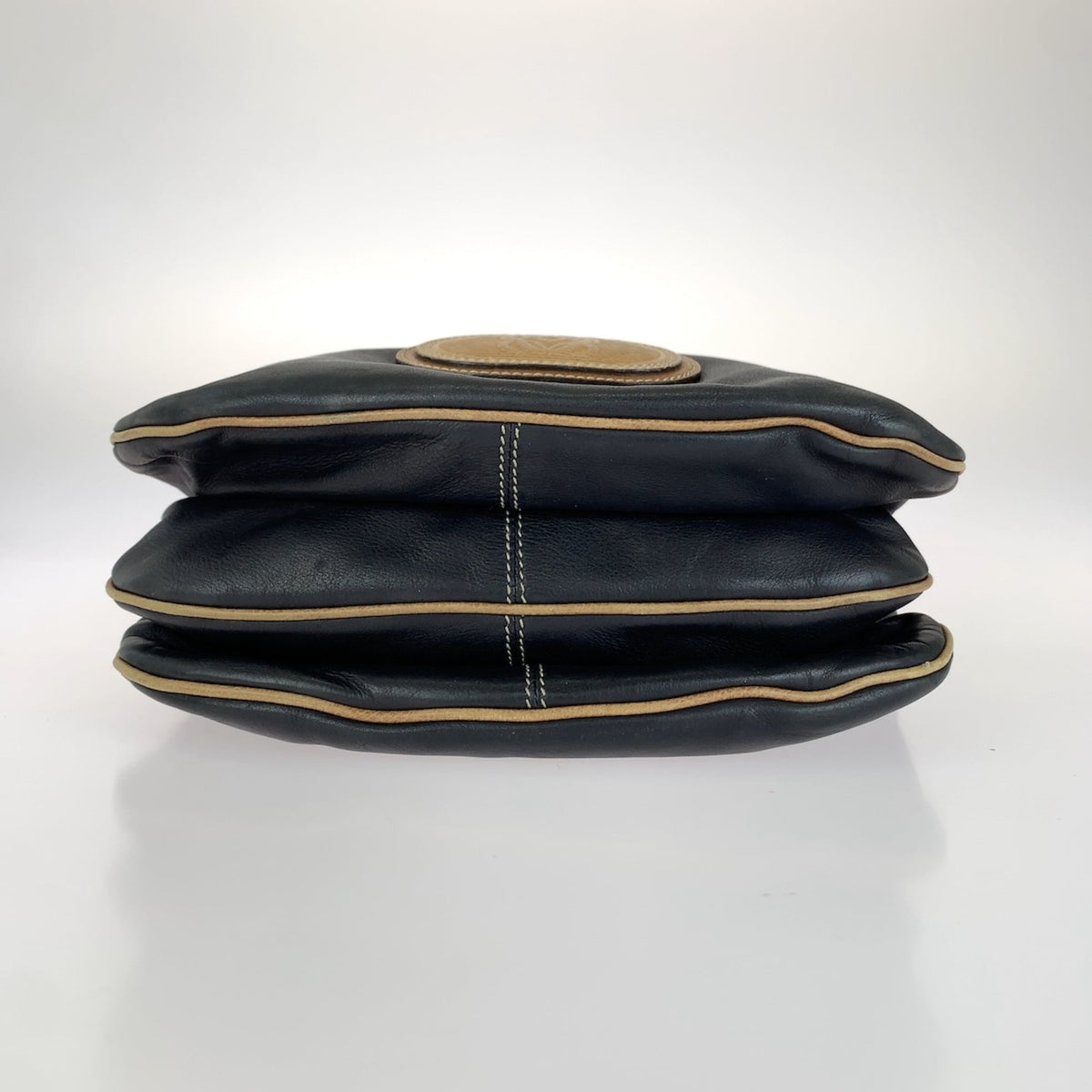 Loewe Black Brown Leather Shoulder Bag (Pre-Owned)