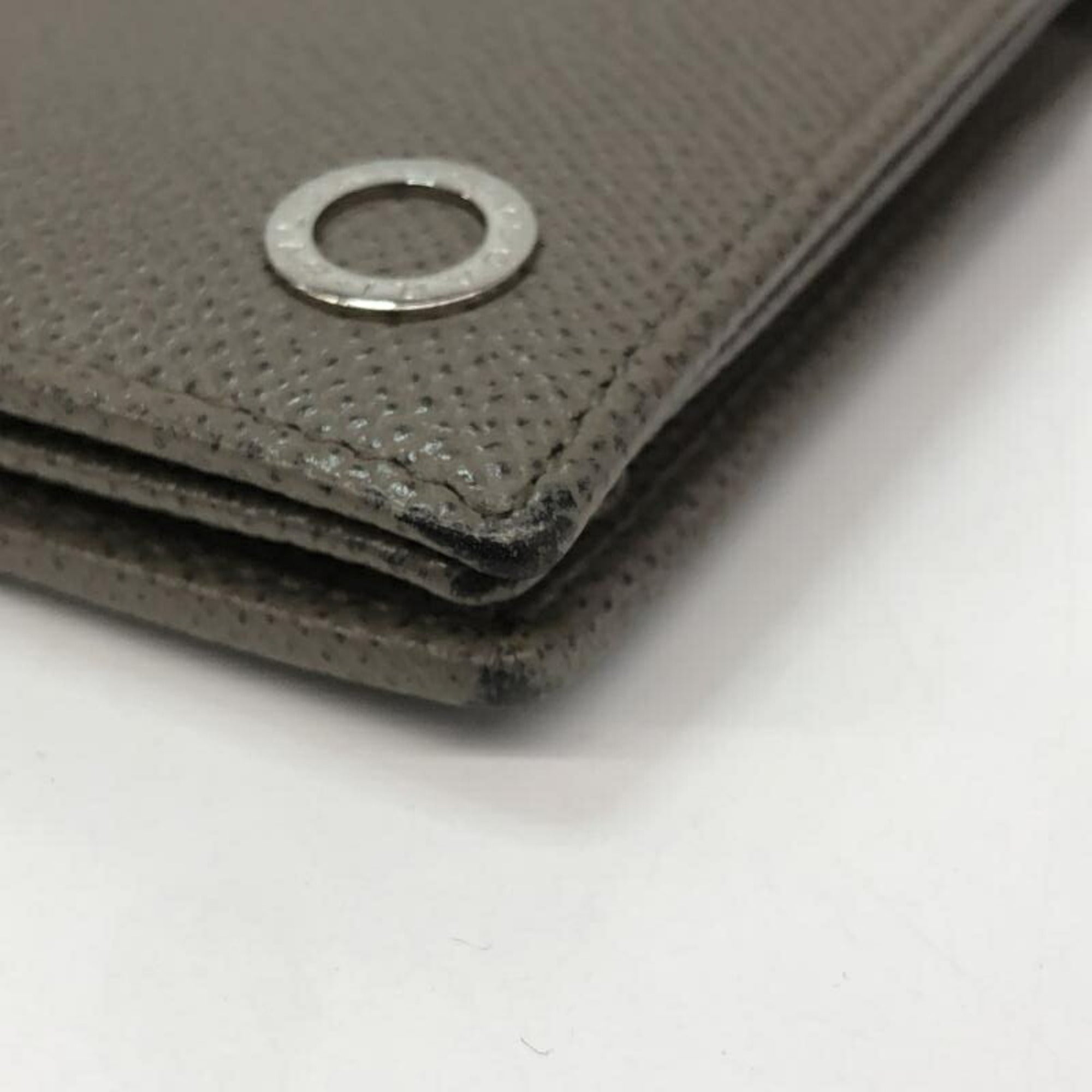 Bvlgari Bvlgari Bvlgari Gray Long Wallet (Bi-Fold) (Pre-Owned)