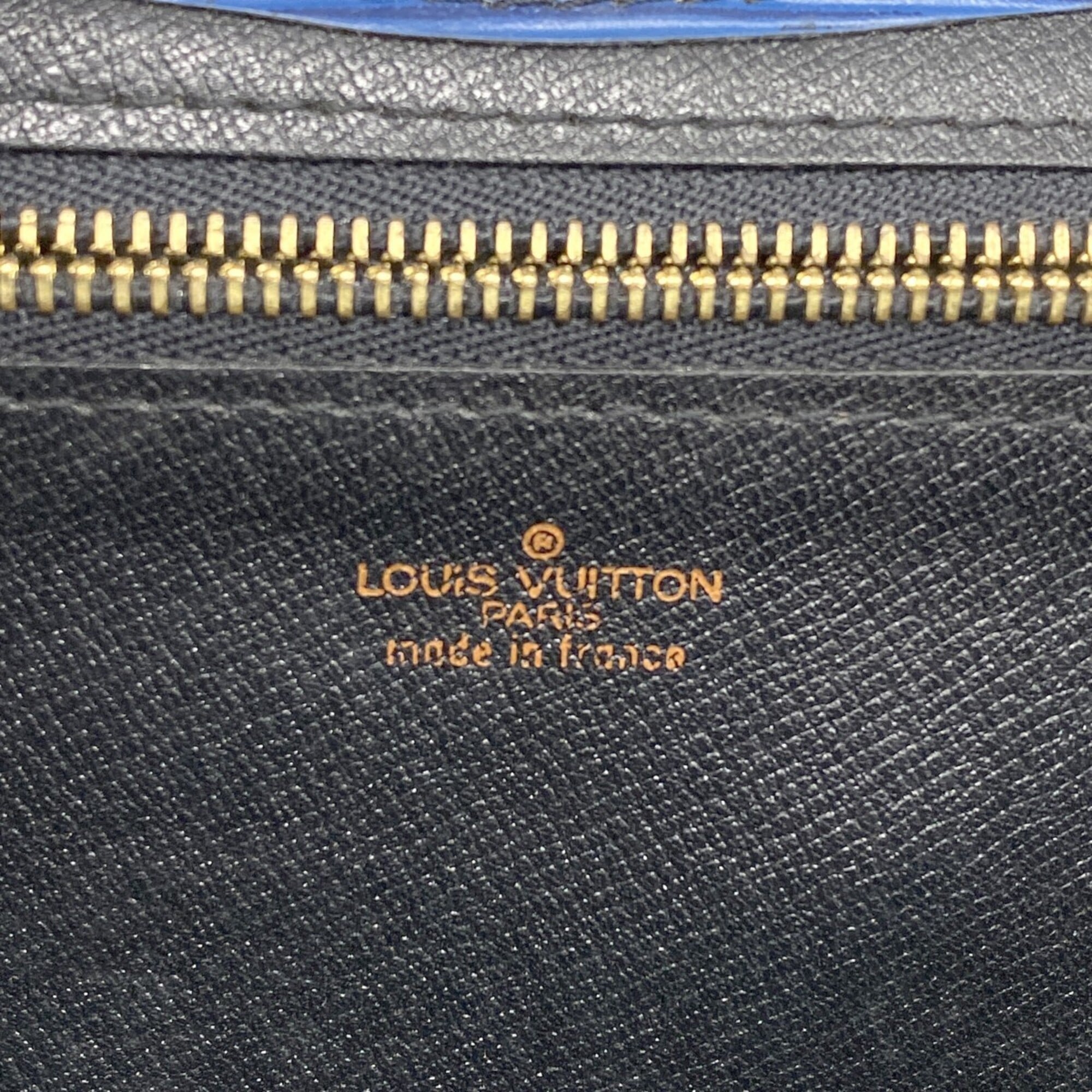 Louis Vuitton Toledo Blue Clutch Bag (Pre-Owned)
