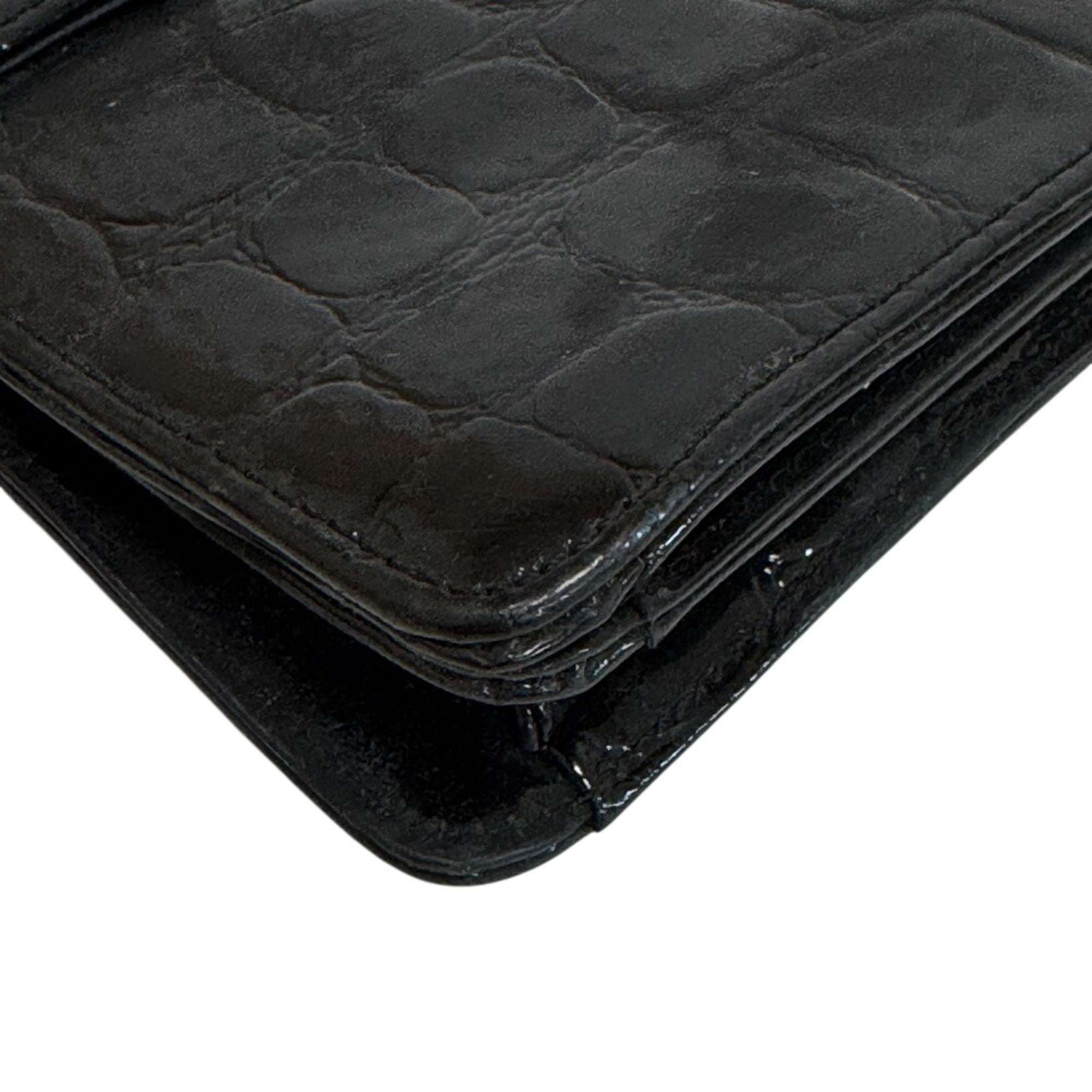 Dunhill Black Leather Clutch Bag Pouch (Pre-Owned)