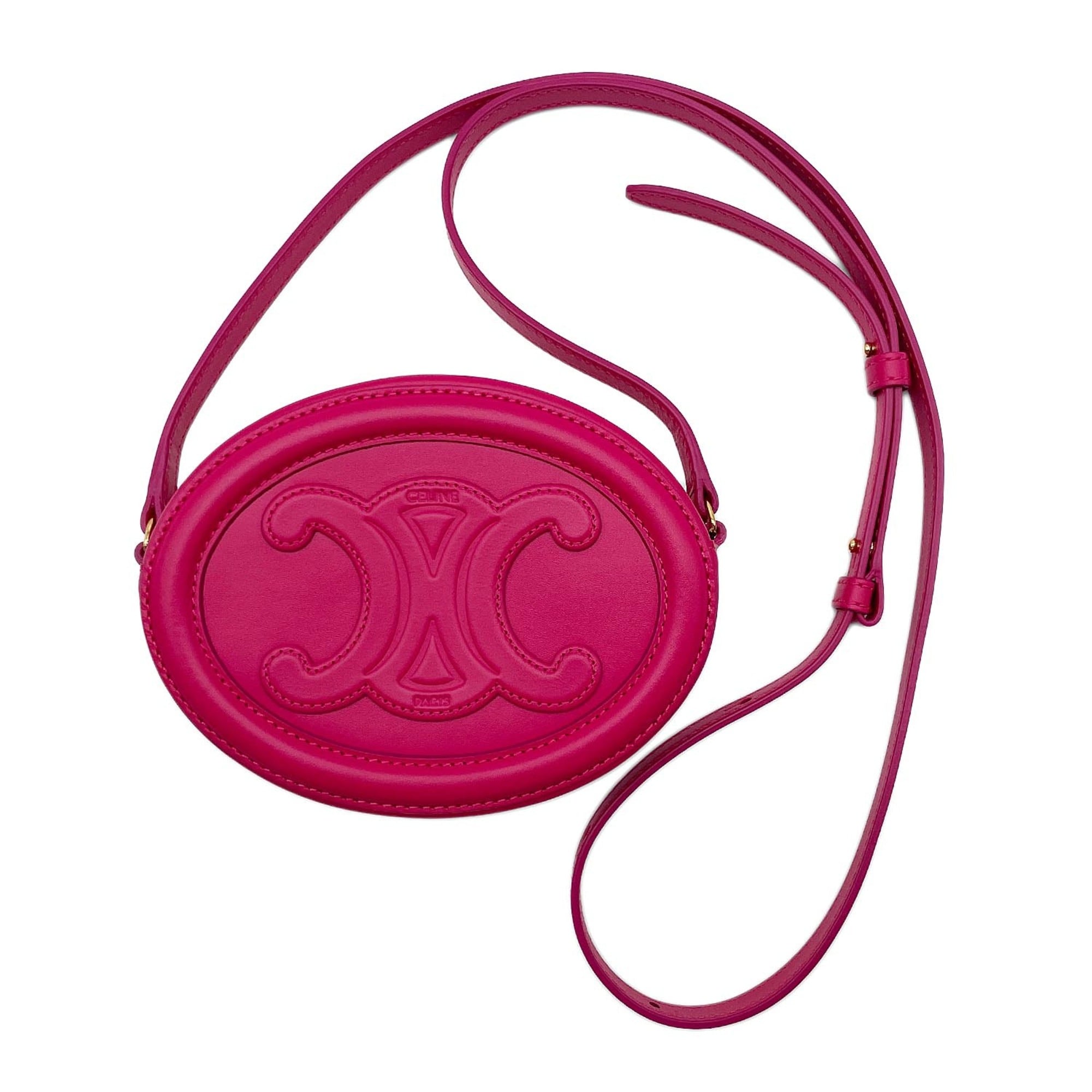 Celine Pink Leather Shoulder Bag (Pre-Owned)
