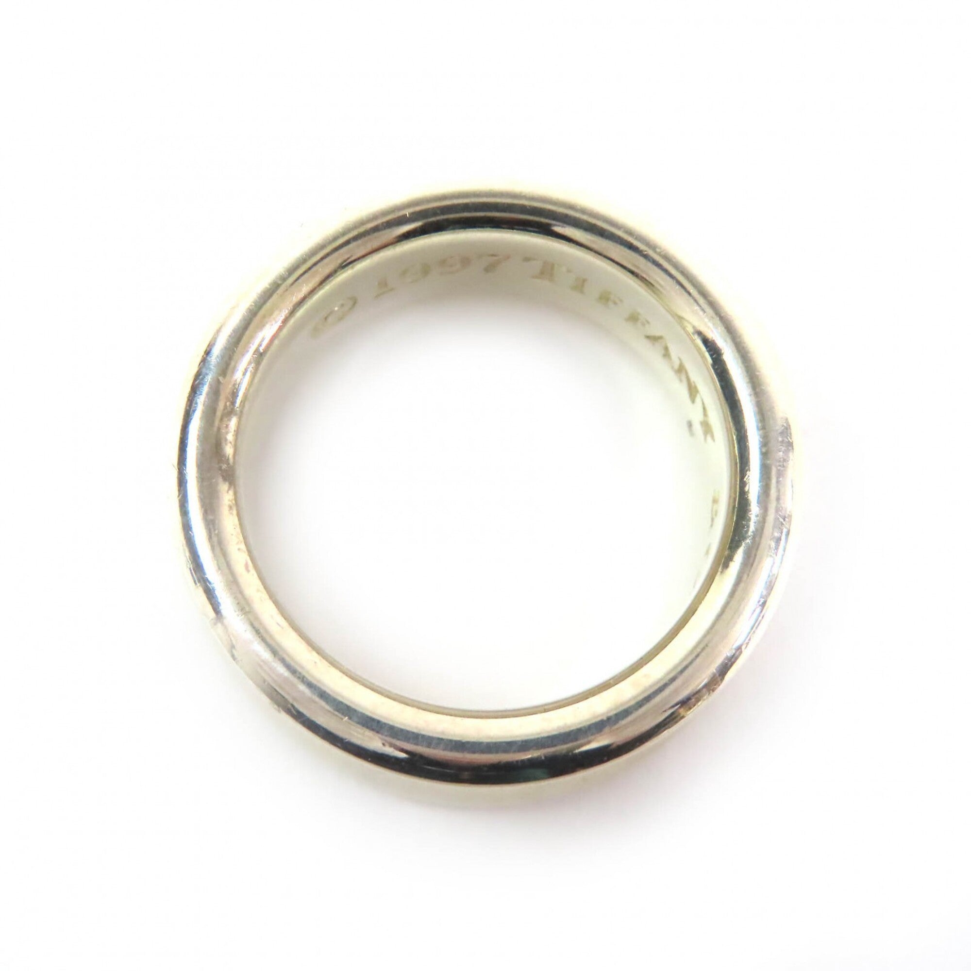 Tiffany Silver Silver 925 Band Ring (Pre-Owned)