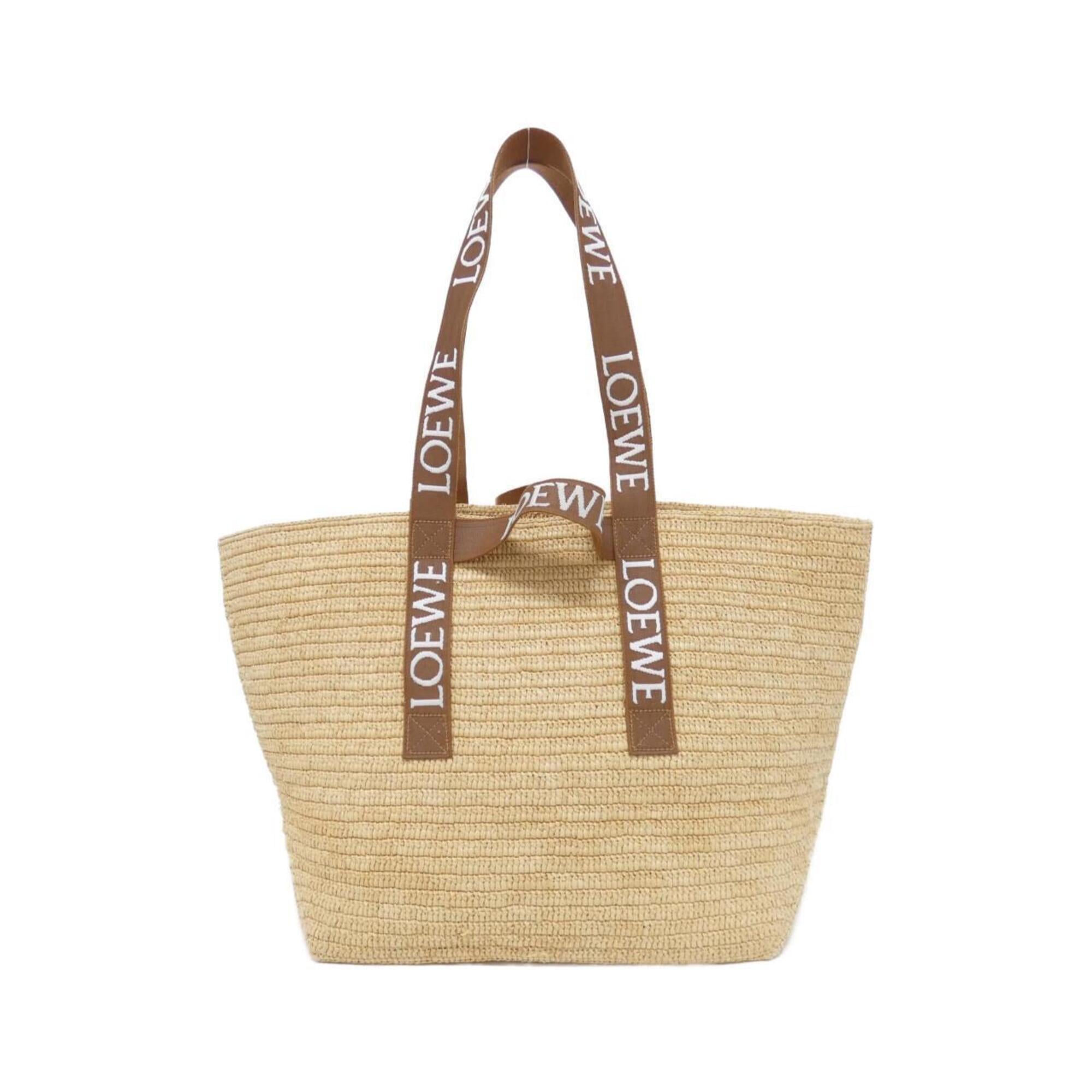 Loewe Beige Raffia Handbag (Pre-Owned)