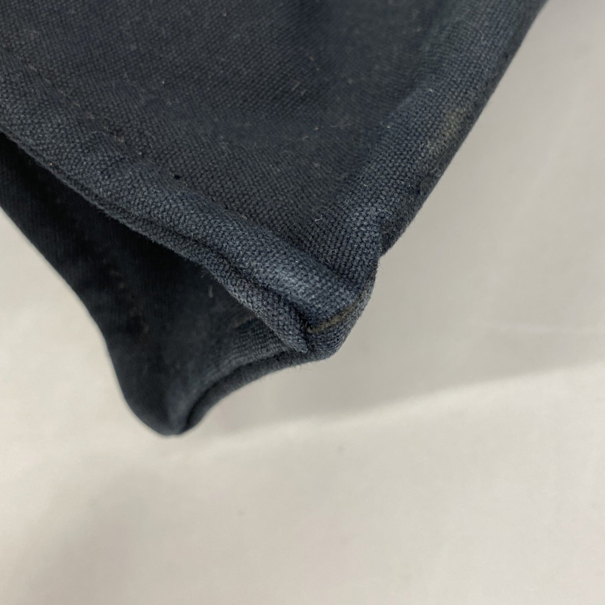 Hermes Black Canvas Tote Bag (Pre-Owned)