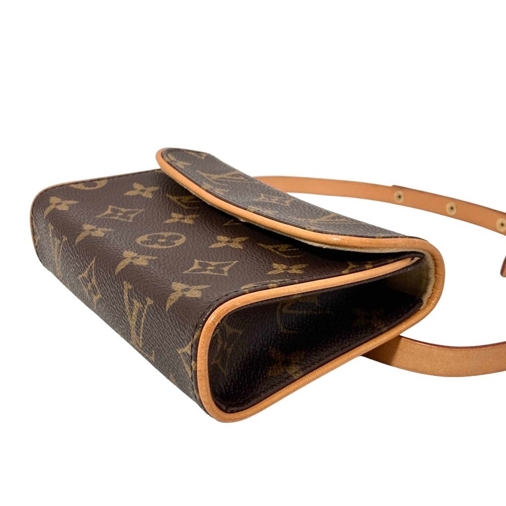 Louis Vuitton Brown Monogram Canvas Fanny Pack Handbag Pochette Pouch (Pre-Owned)