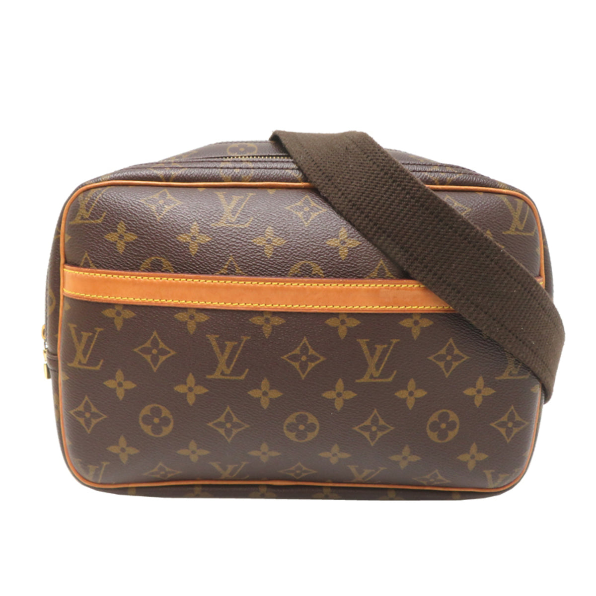Louis Vuitton Brown Monogram Shoulder Bag (Pre-Owned)