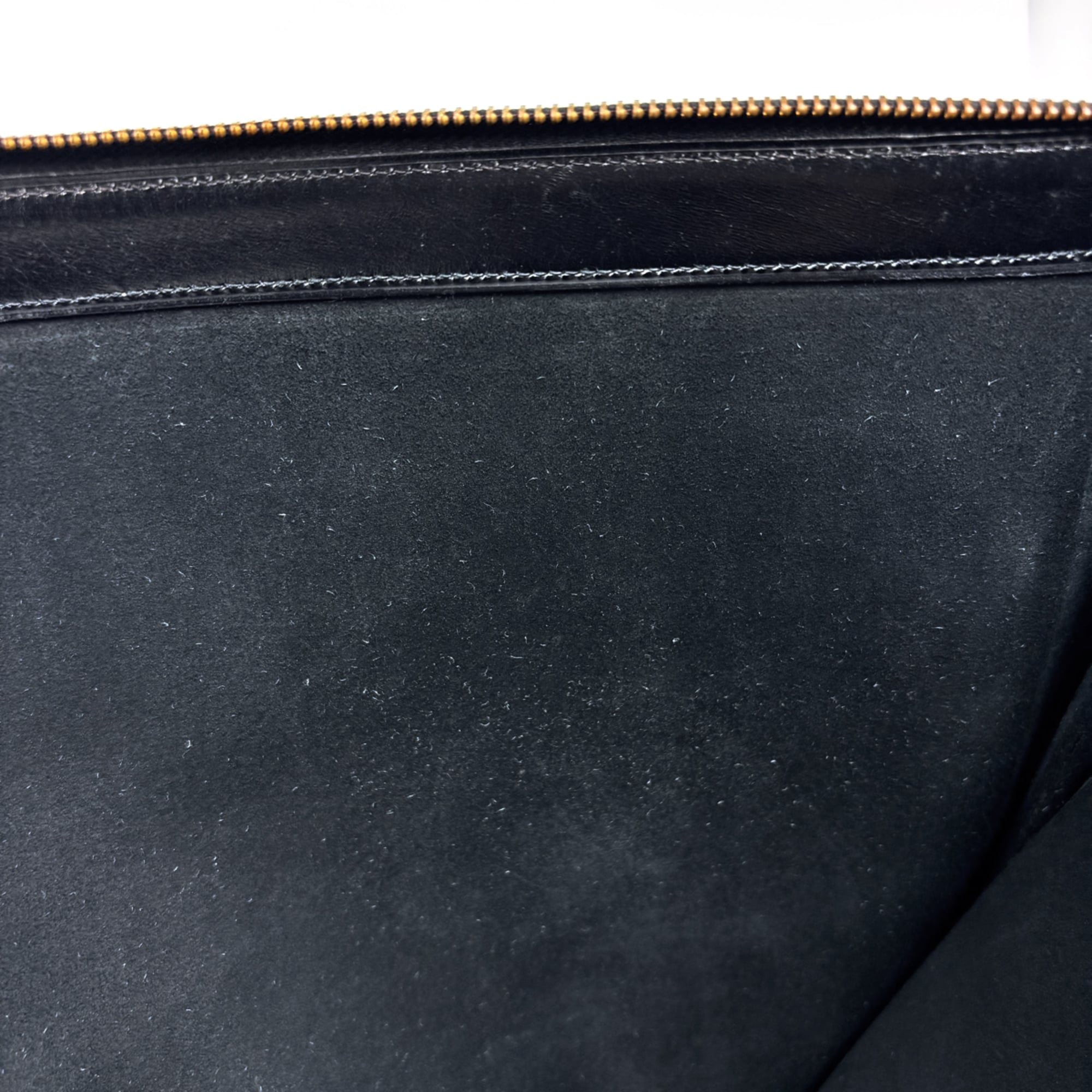 Hermes Black Box Calf Leather Clutch Bag (Pre-Owned)