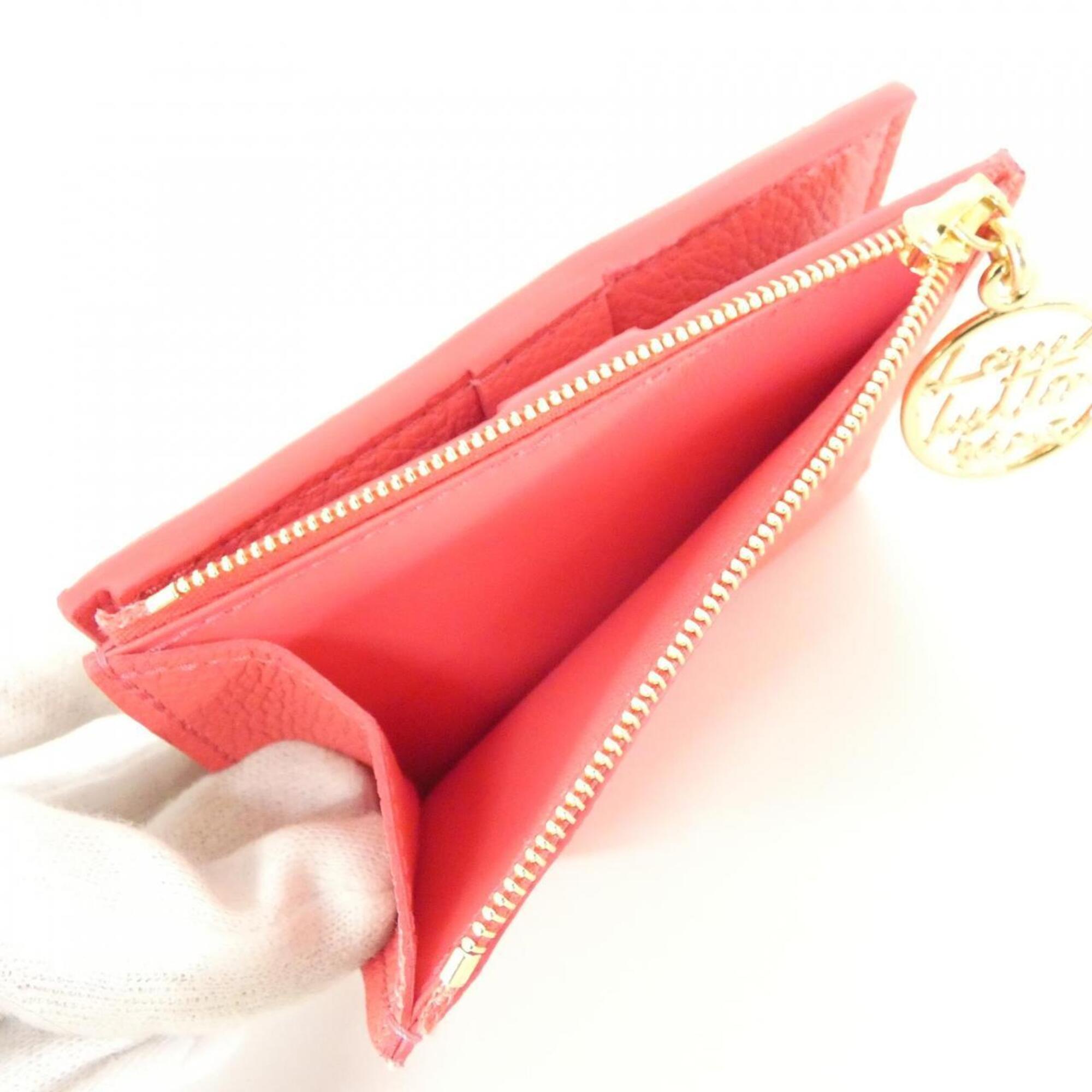 Louis Vuitton Pink Strawberry Leather Wallet (Bi-Fold) (Pre-Owned)
