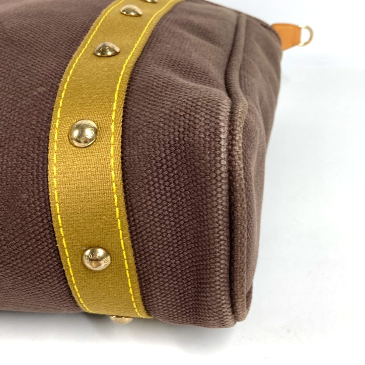 Louis Vuitton Brown Canvas Shoulder Bag Tote Bag (Pre-Owned)