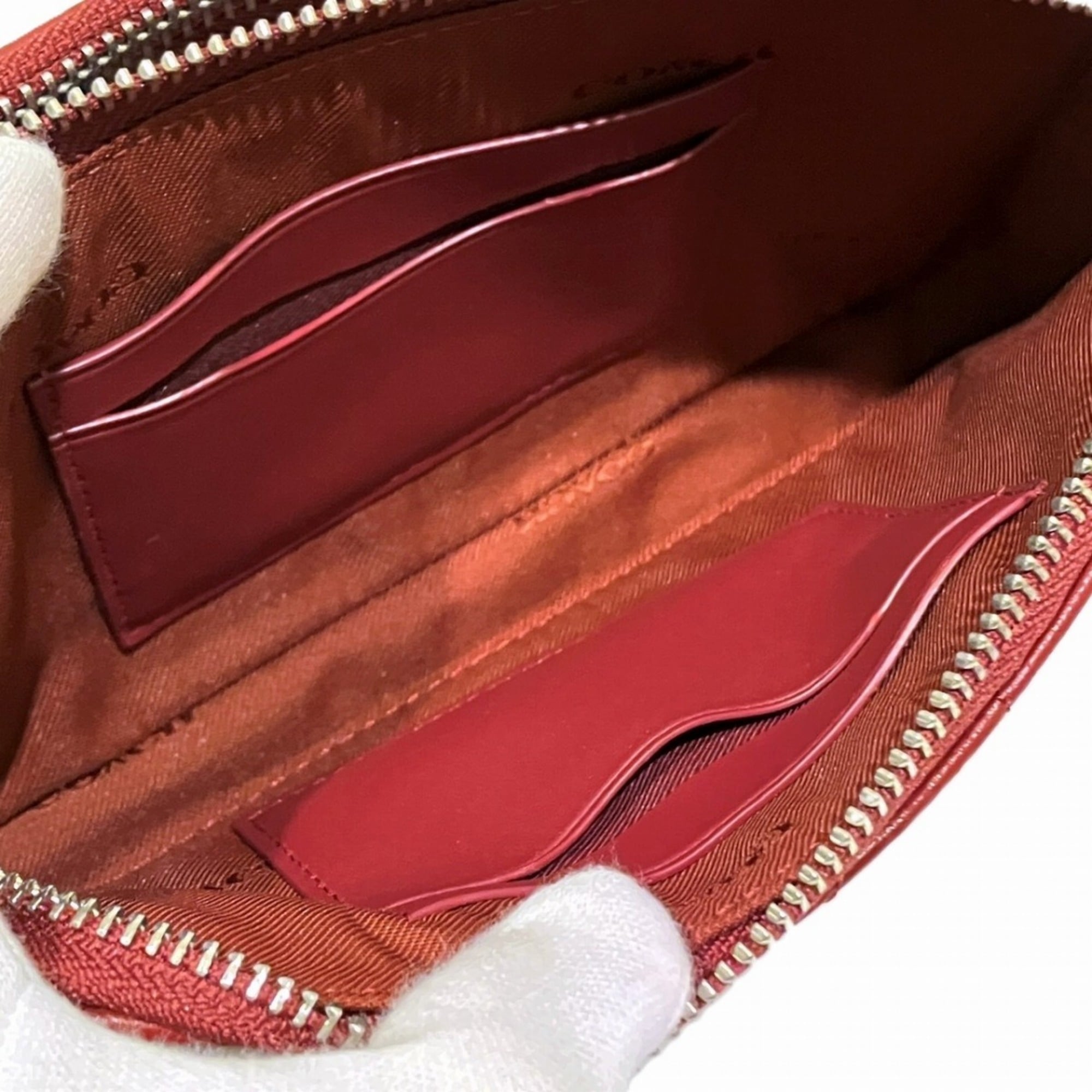 Coach Wine Leather Handbag (Pre-Owned)