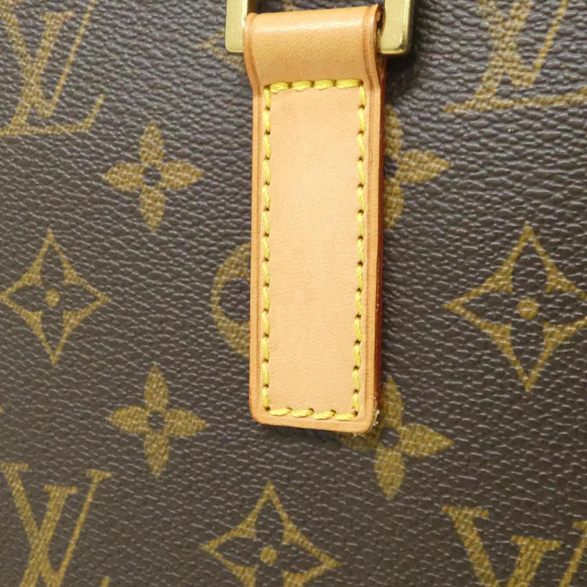 Louis Vuitton Monogram Marron Coated Canvas Handbag (Pre-Owned)