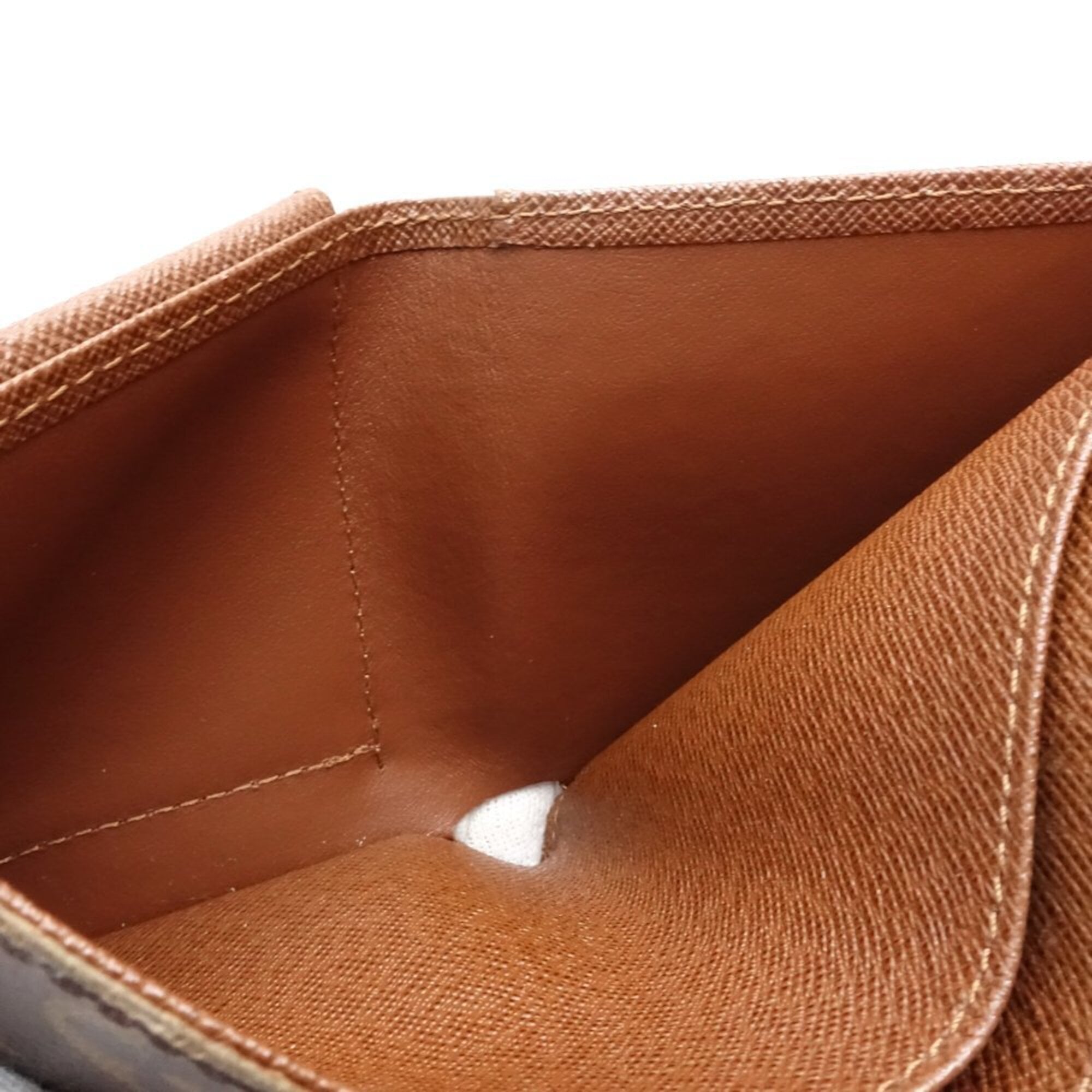 Louis Vuitton Brown Monogram Canvas Wallet (Bi-Fold) (Pre-Owned)