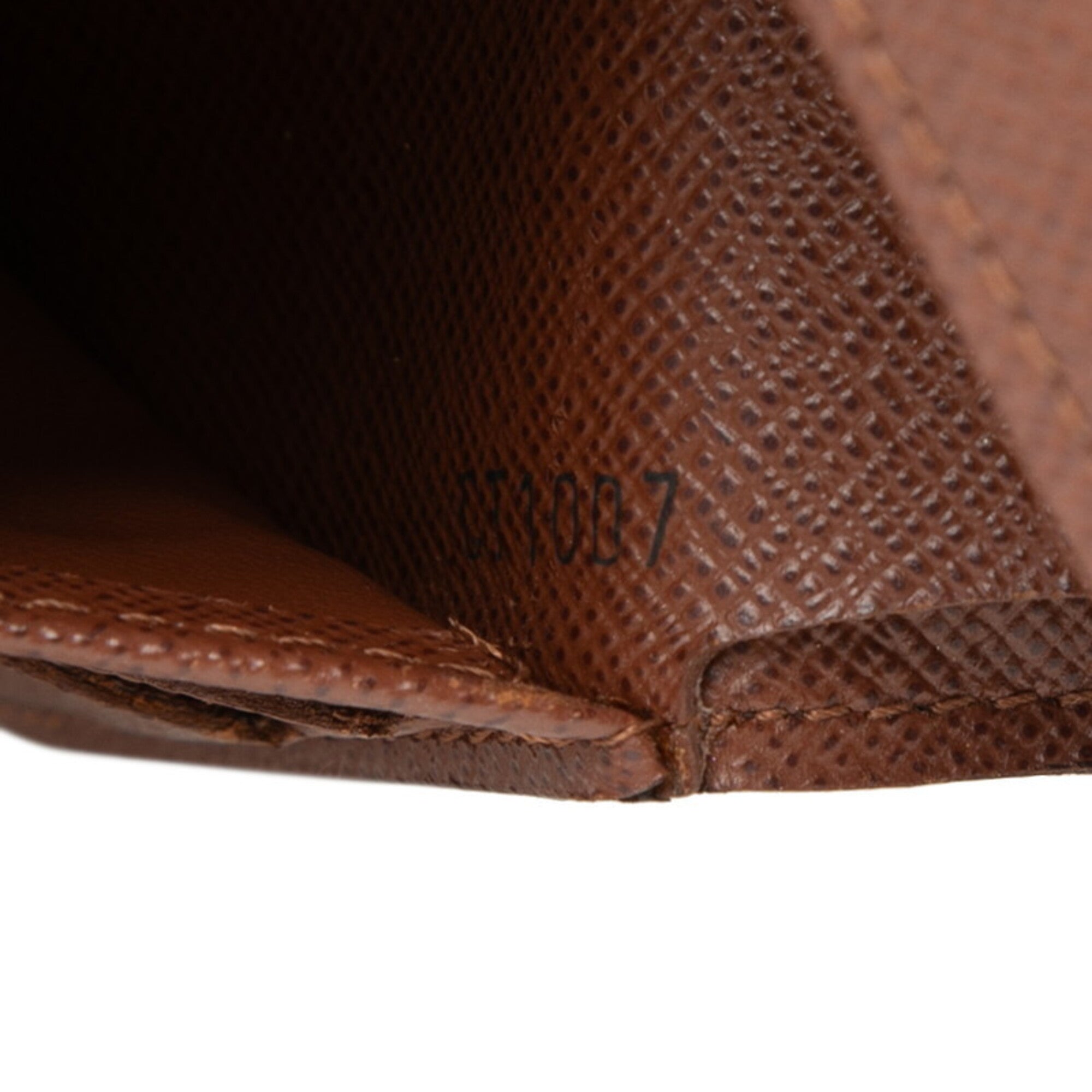 Louis Vuitton Monogram Brown Pvc Leather Wallet (Bi-Fold) (Pre-Owned)
