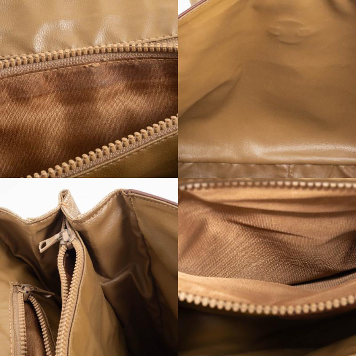 Celine Macadam Beige Brown Pvc Leather Handbag Tote Bag (Pre-Owned)