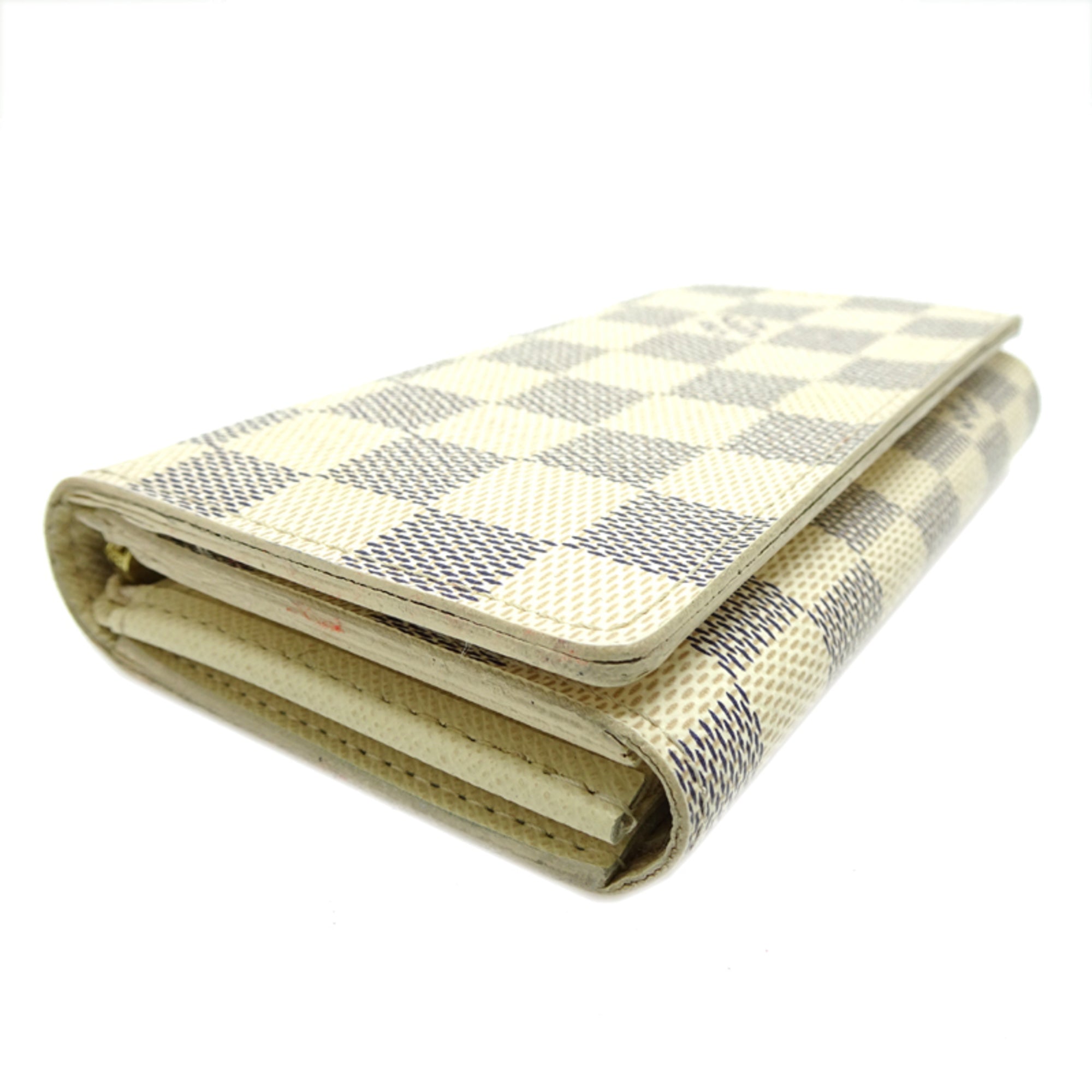 Louis Vuitton White Damier Azur Wallet (Bi-Fold) (Pre-Owned)