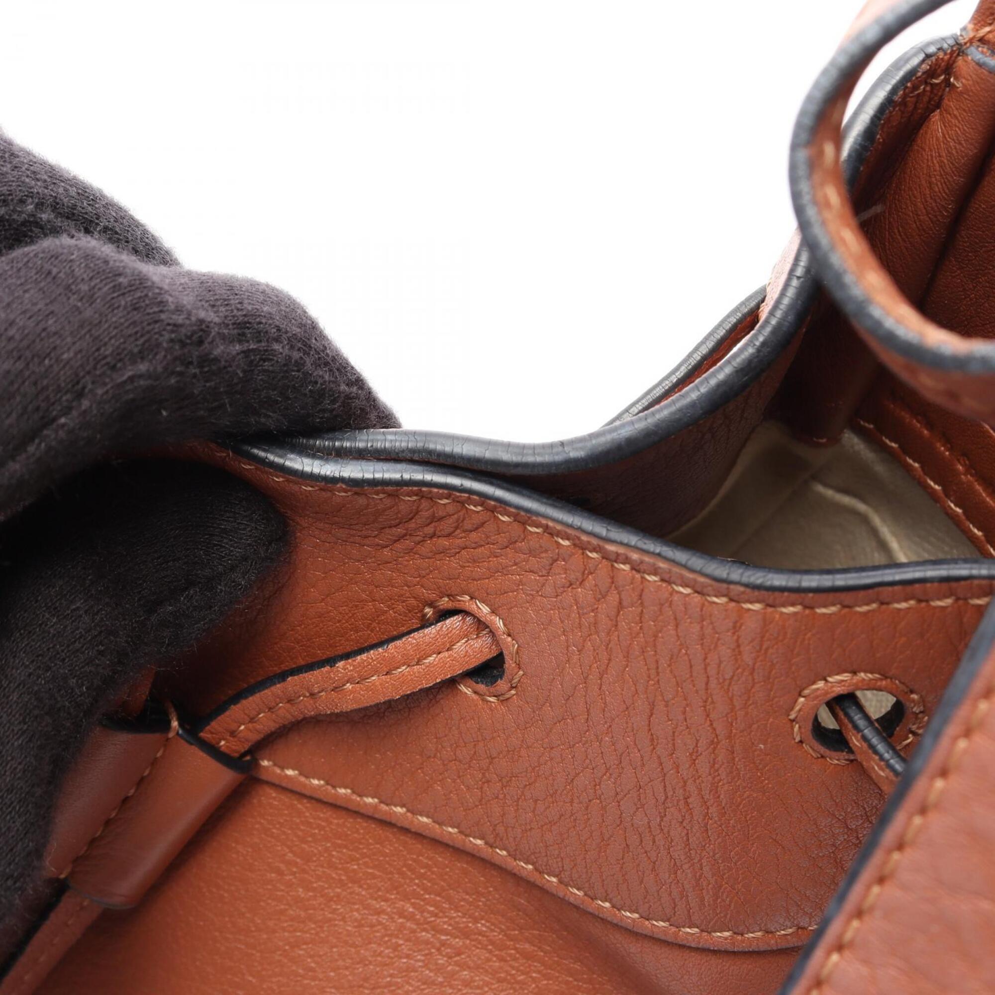 Loewe Brown Leather Handbag (Pre-Owned)