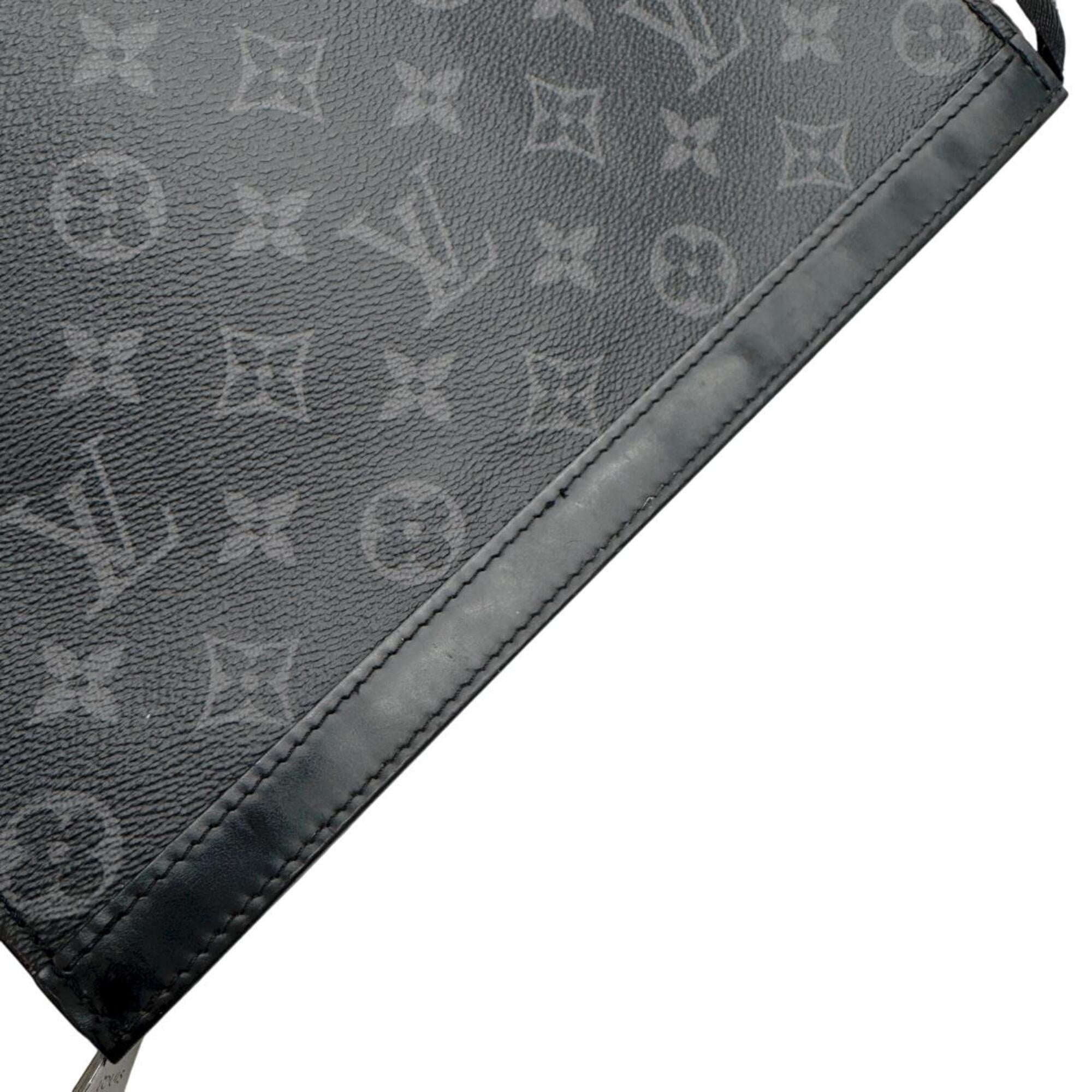Louis Vuitton Black Monogram Eclipse Clutch Bag Pochette (Pre-Owned)