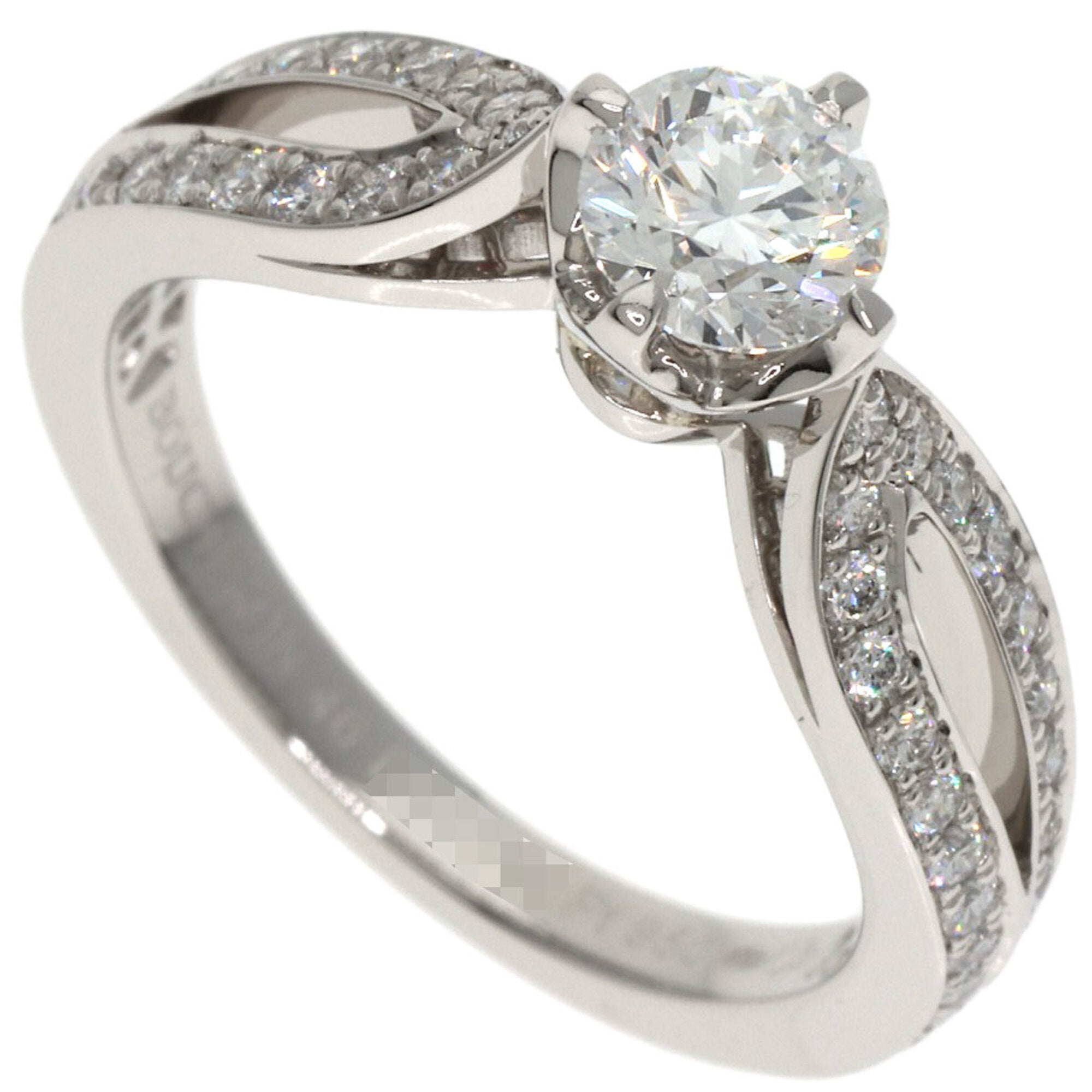 Boucheron Platinum Platinum 950 Band Ring (Pre-Owned)