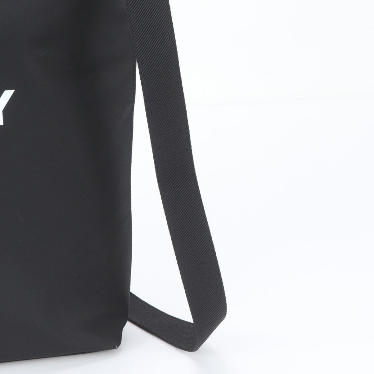 Burberry Black Leather Shoulder Bag Tote Bag (Pre-Owned)