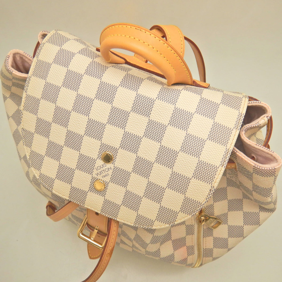 Louis Vuitton Damier Azur Azur Damier Canvas Backpack (Pre-Owned)