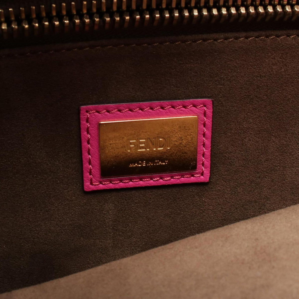 Fendi Pink Leather Handbag (Pre-Owned)