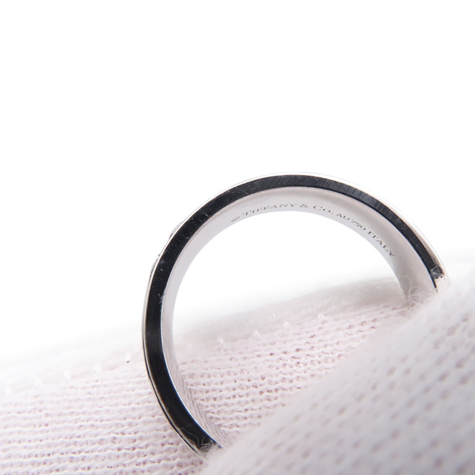 Tiffany White Gold (18K) Band Ring (Pre-Owned)