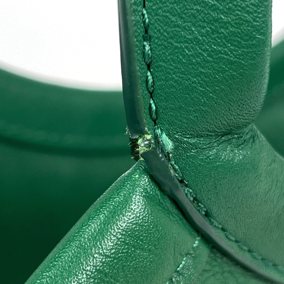 Coach Gray Green Leather Tote Bag (Pre-Owned)