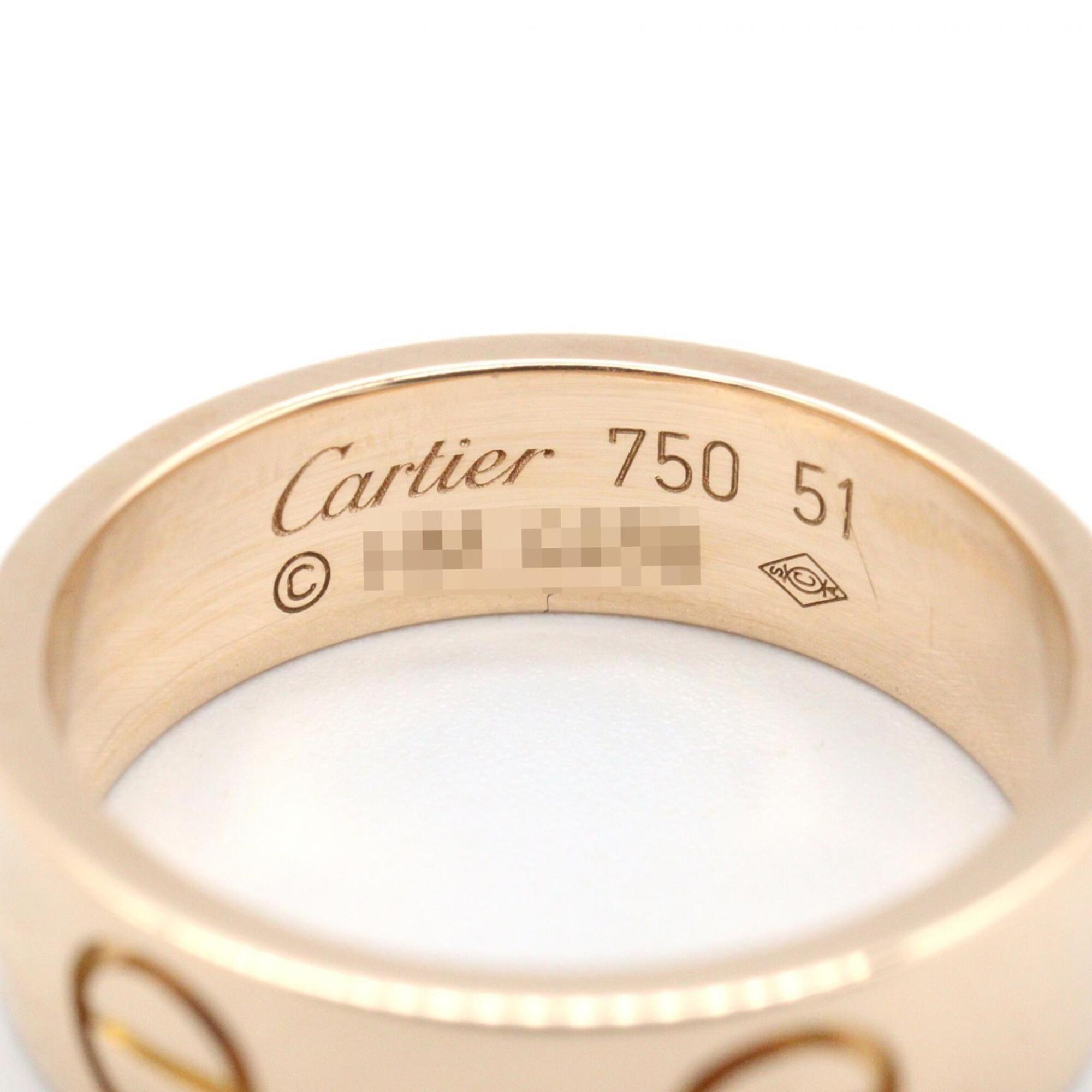 Cartier Gold Pink Gold (18K) Band Ring (Pre-Owned)