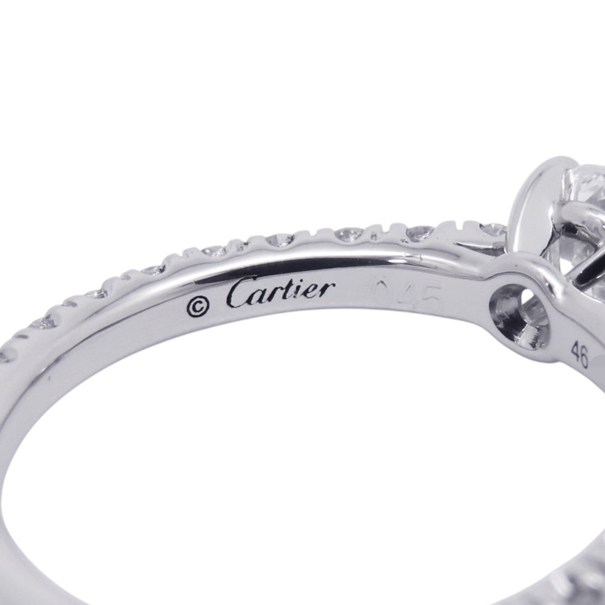 Cartier Platinum 950 Band Ring (Pre-Owned)