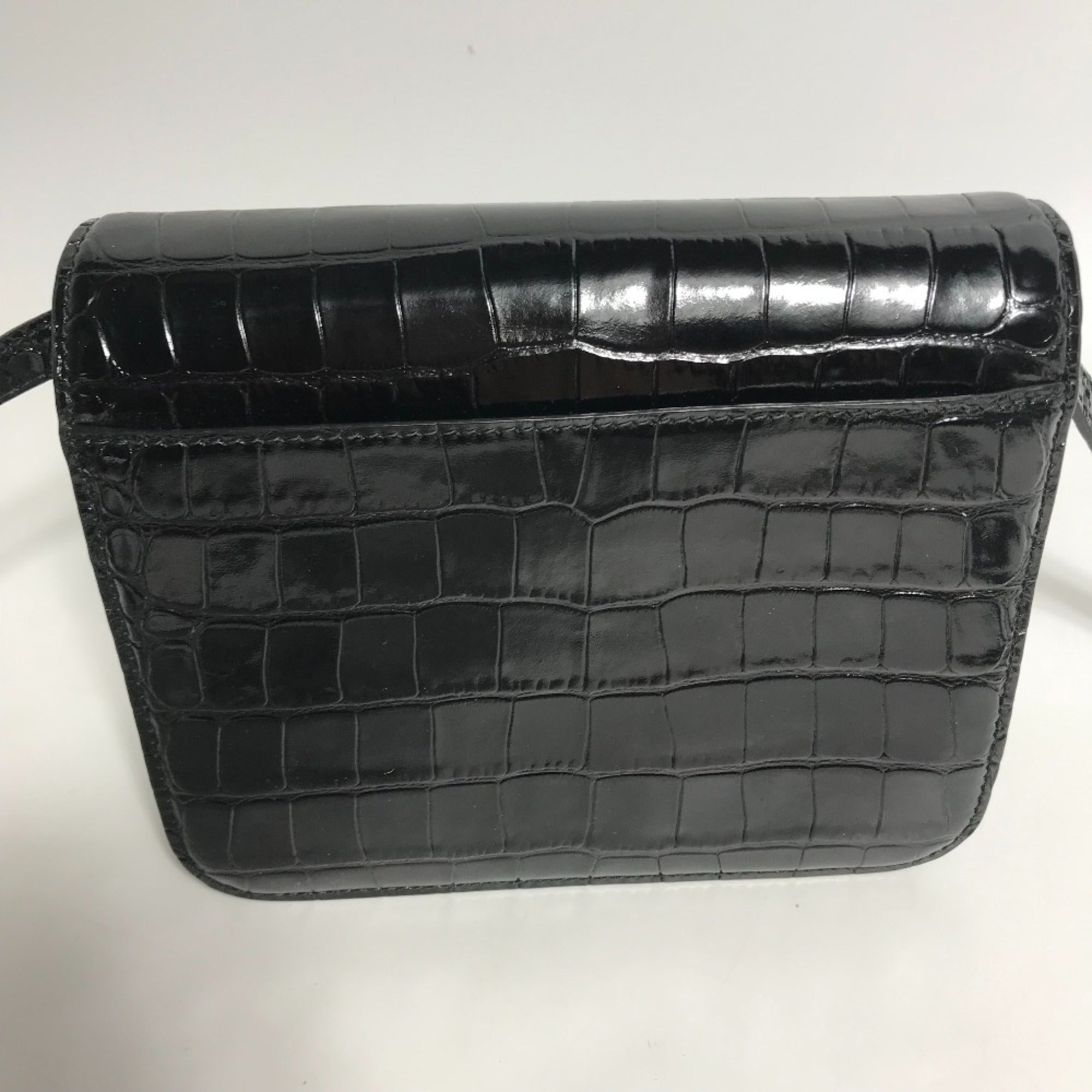Balenciaga Black Leather Shoulder Bag (Pre-Owned)