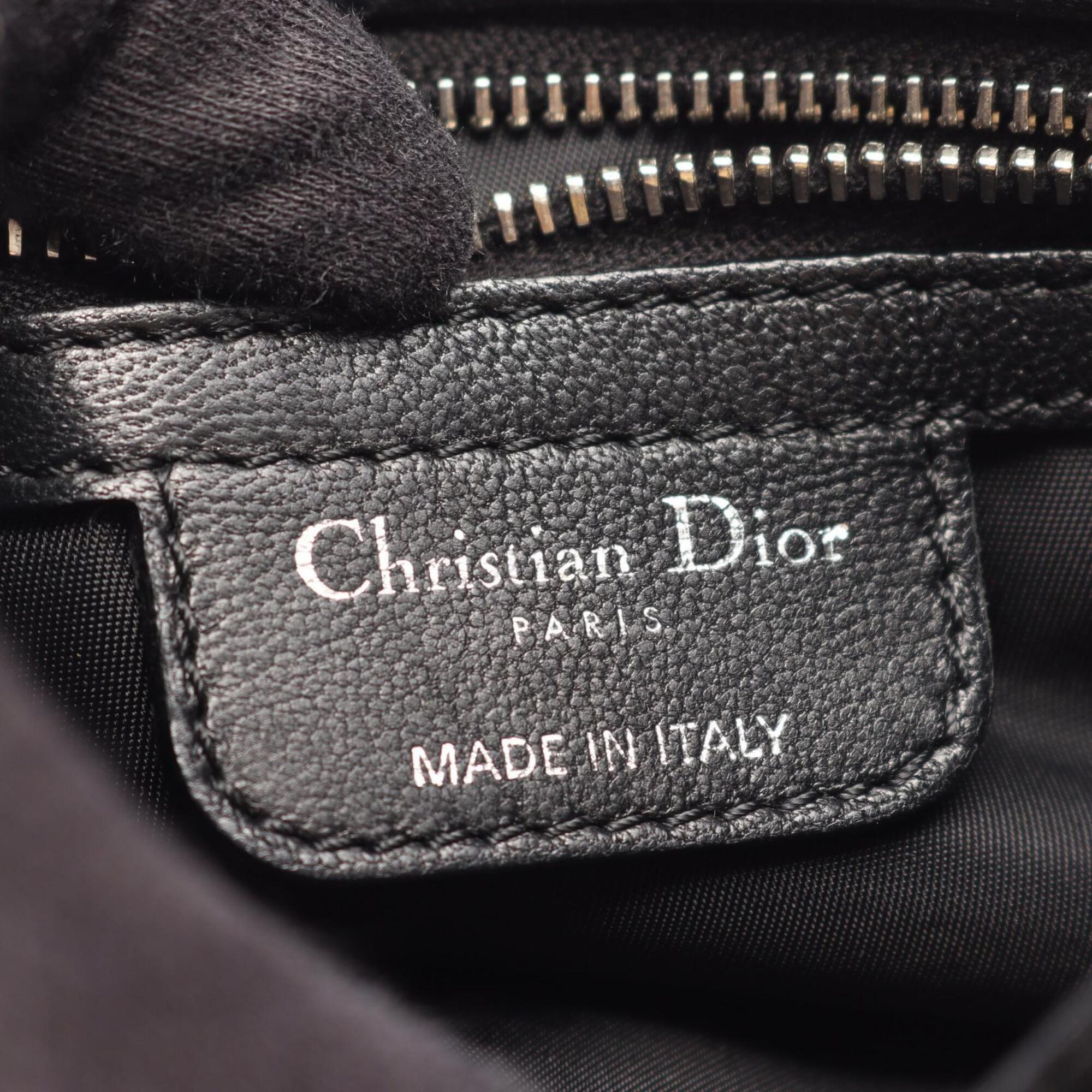 Christian Dior Black Nylon Leather Handbag (Pre-Owned)
