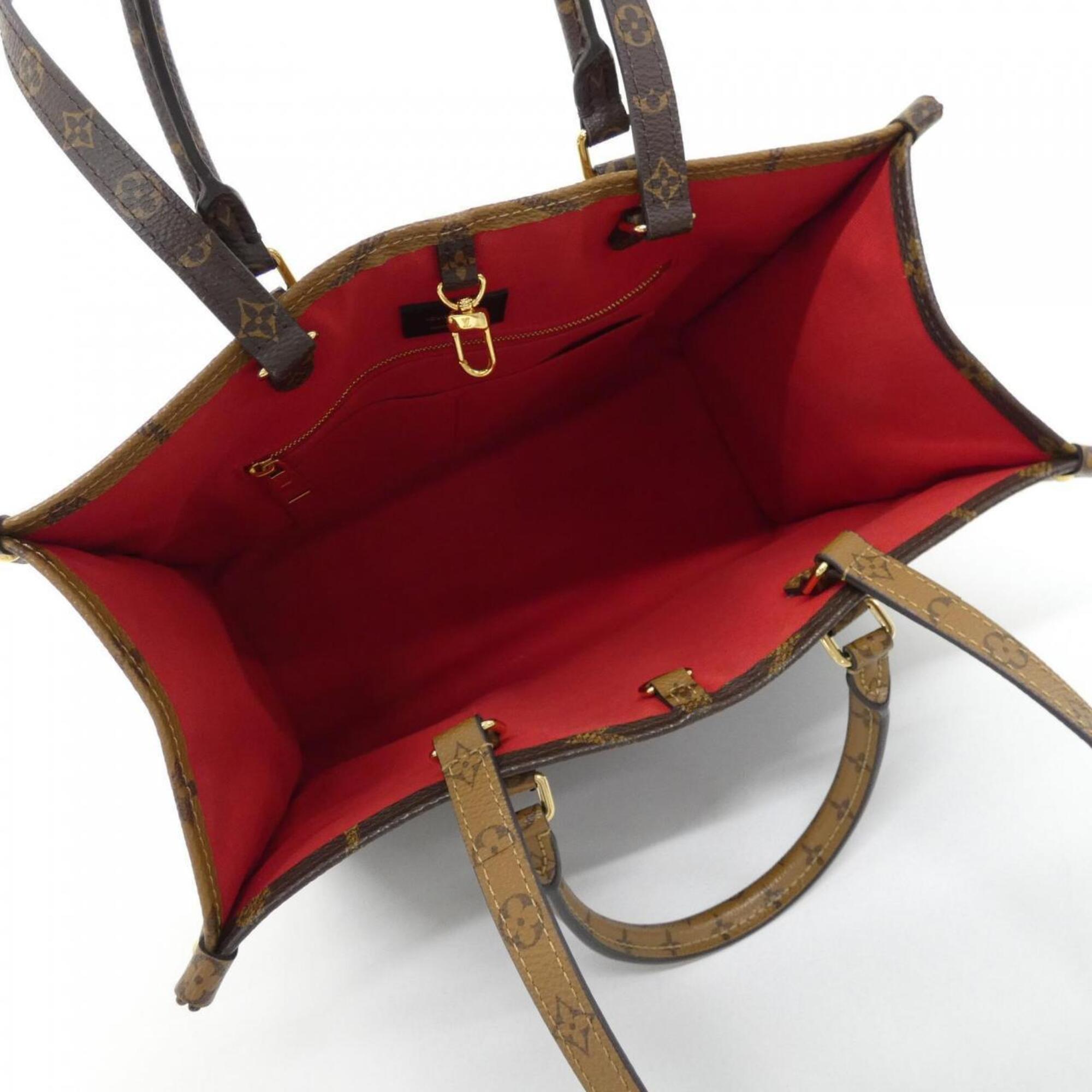 Louis Vuitton Marron Coated Canvas Handbag (Pre-Owned)