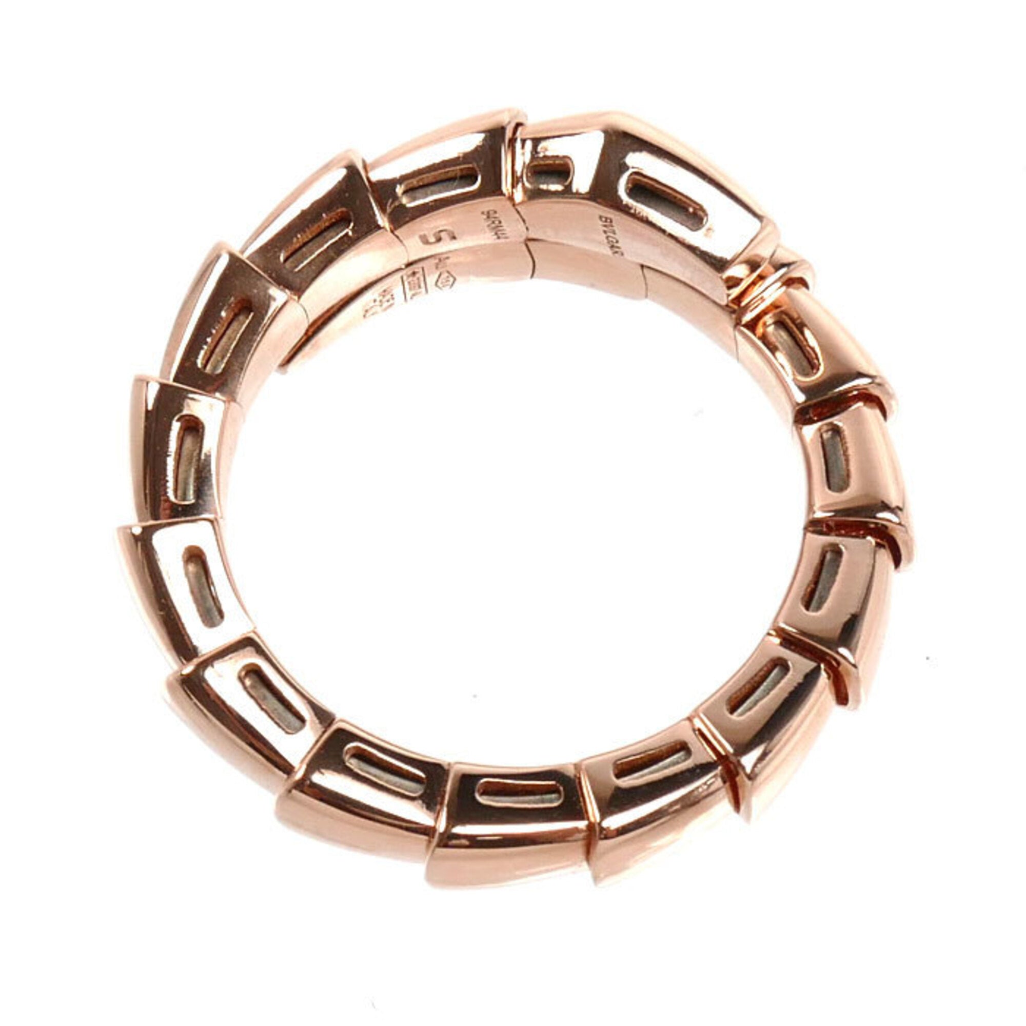 Bvlgari Pink Gold (18K) Band Ring (Pre-Owned)