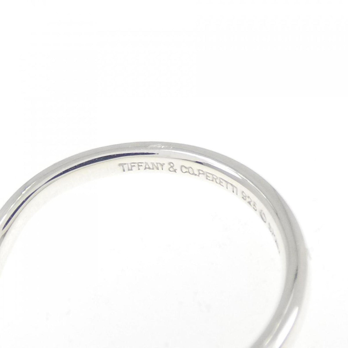 Tiffany Silver Silver 925 Band Ring (Pre-Owned)