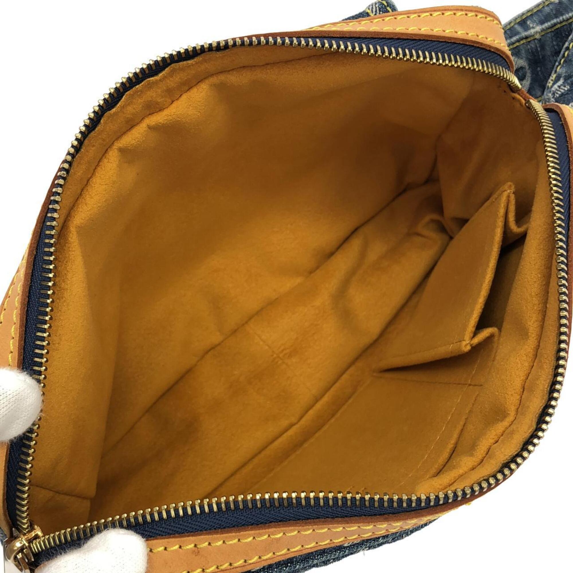 Louis Vuitton Monogram Denim Blue Monogram Denim Shoulder Bag (Pre-Owned)