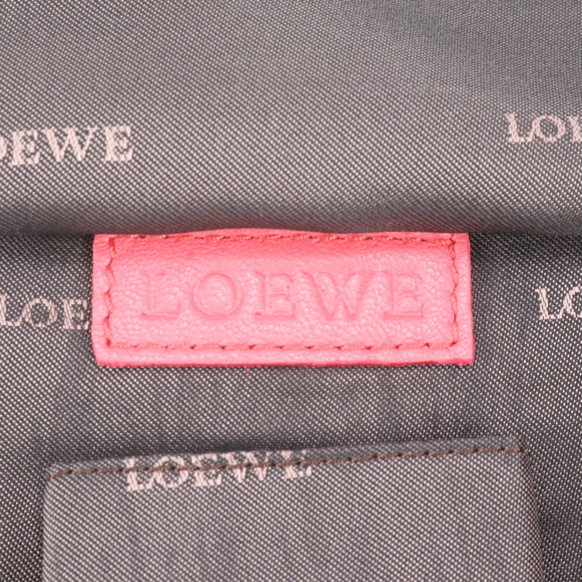 Loewe Orange Pink Leather Handbag Tote Bag (Pre-Owned)