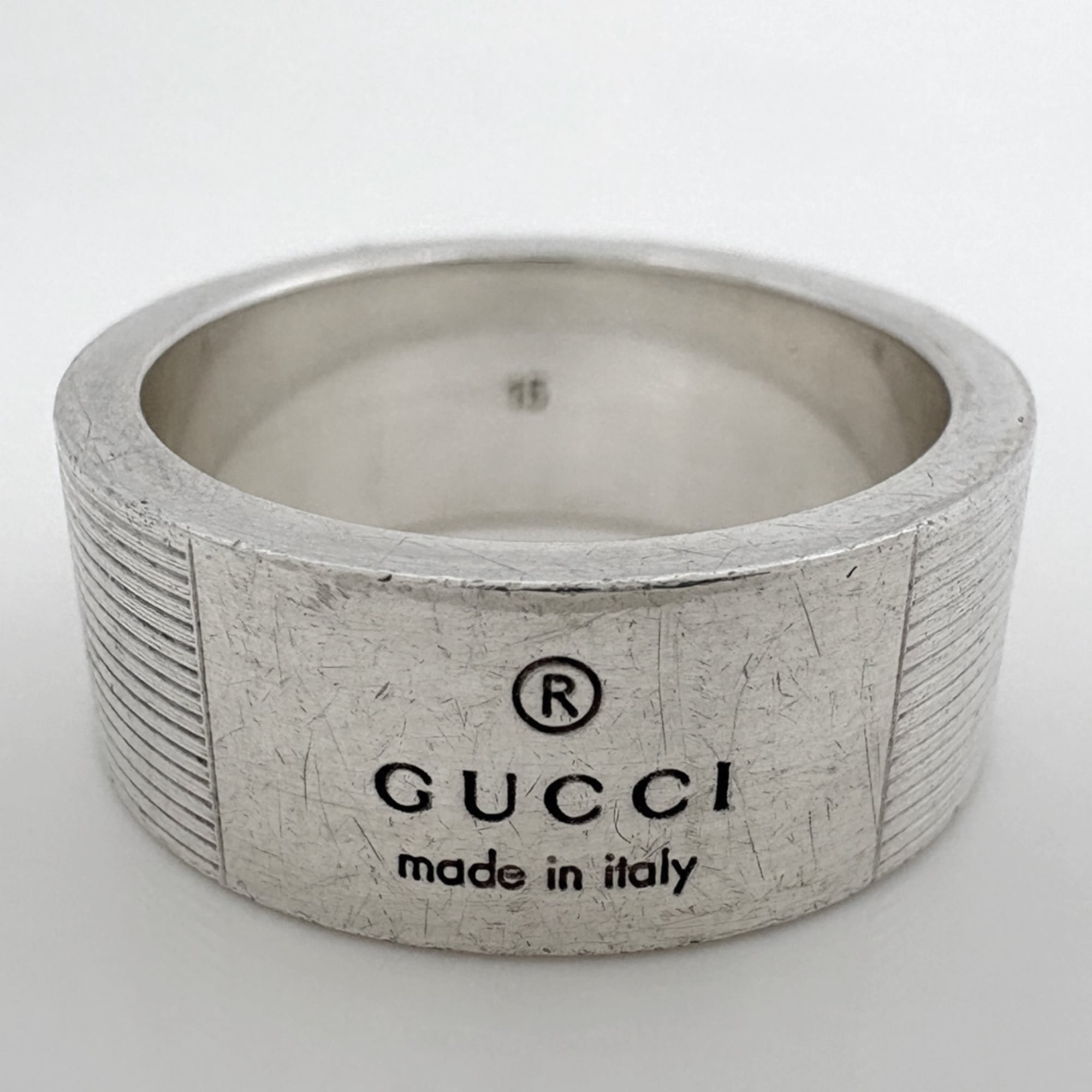 Gucci Silver Silver 925 Band Ring (Pre-Owned)