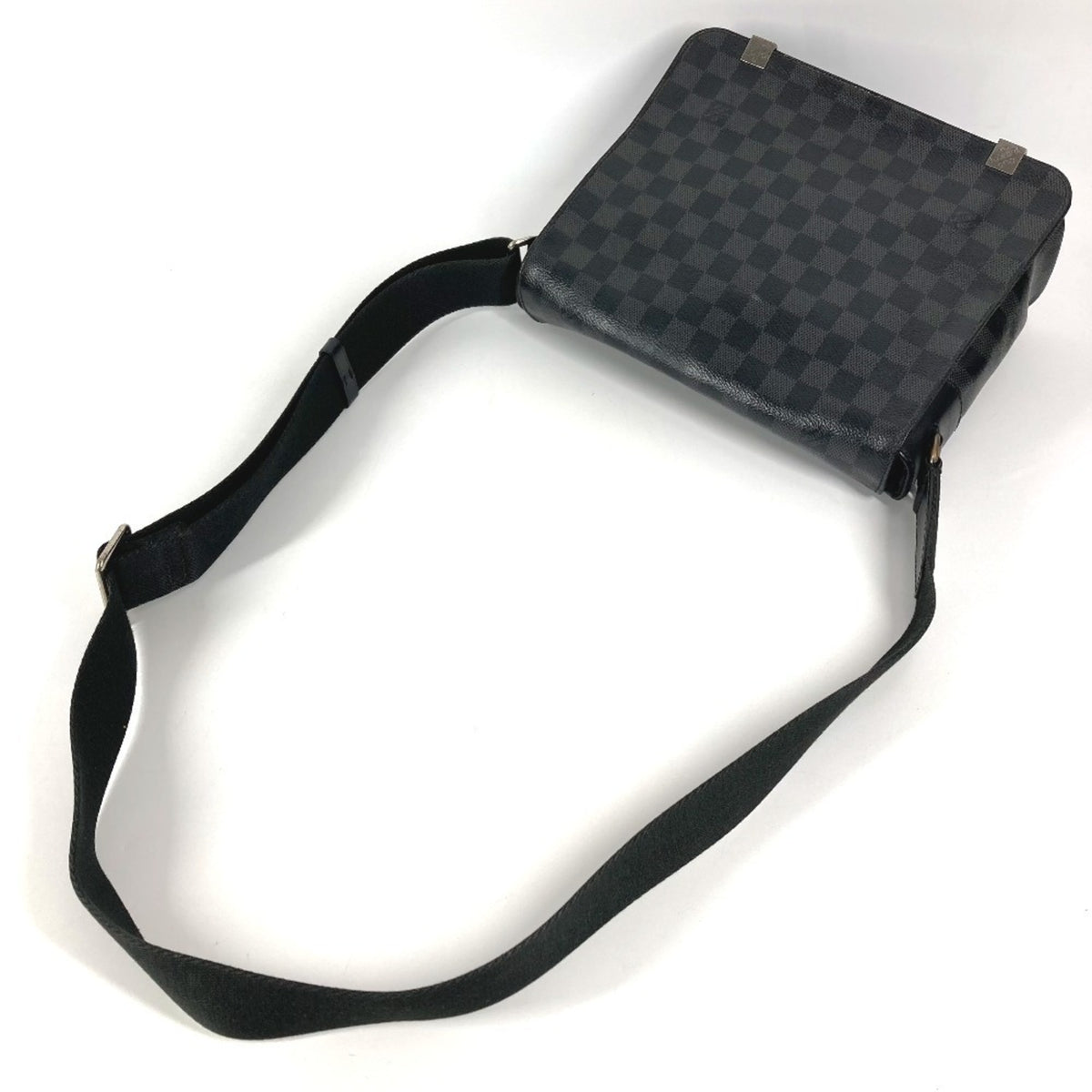 Louis Vuitton Damier Graphite Black Damier Graphite Shoulder Bag (Pre-Owned)