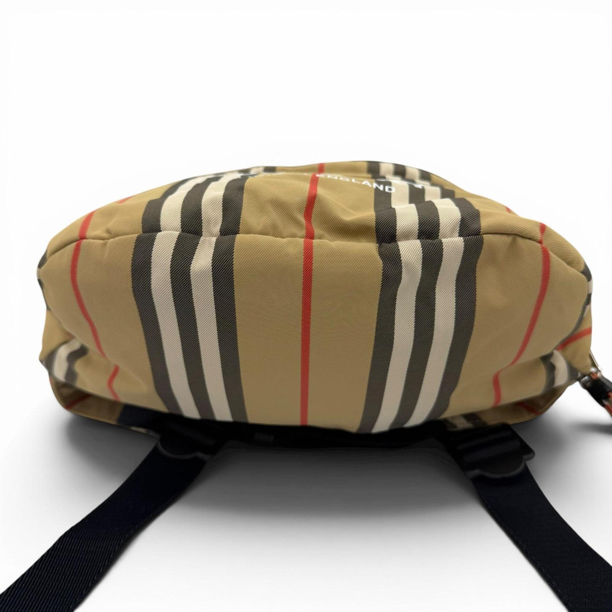 Burberry Beige Nylon Leather Backpack Sling Bag (Pre-Owned)