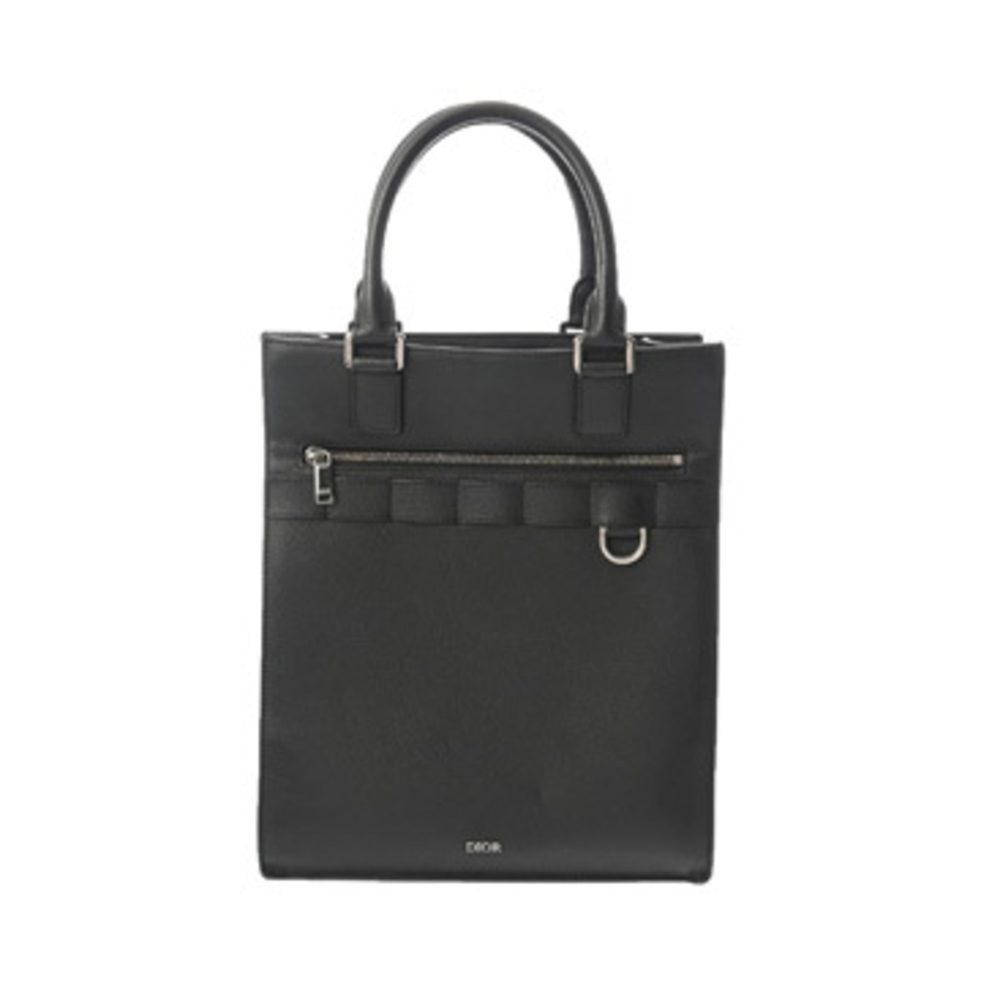 Dior Homme Black Leather Tote Bag (Pre-Owned)