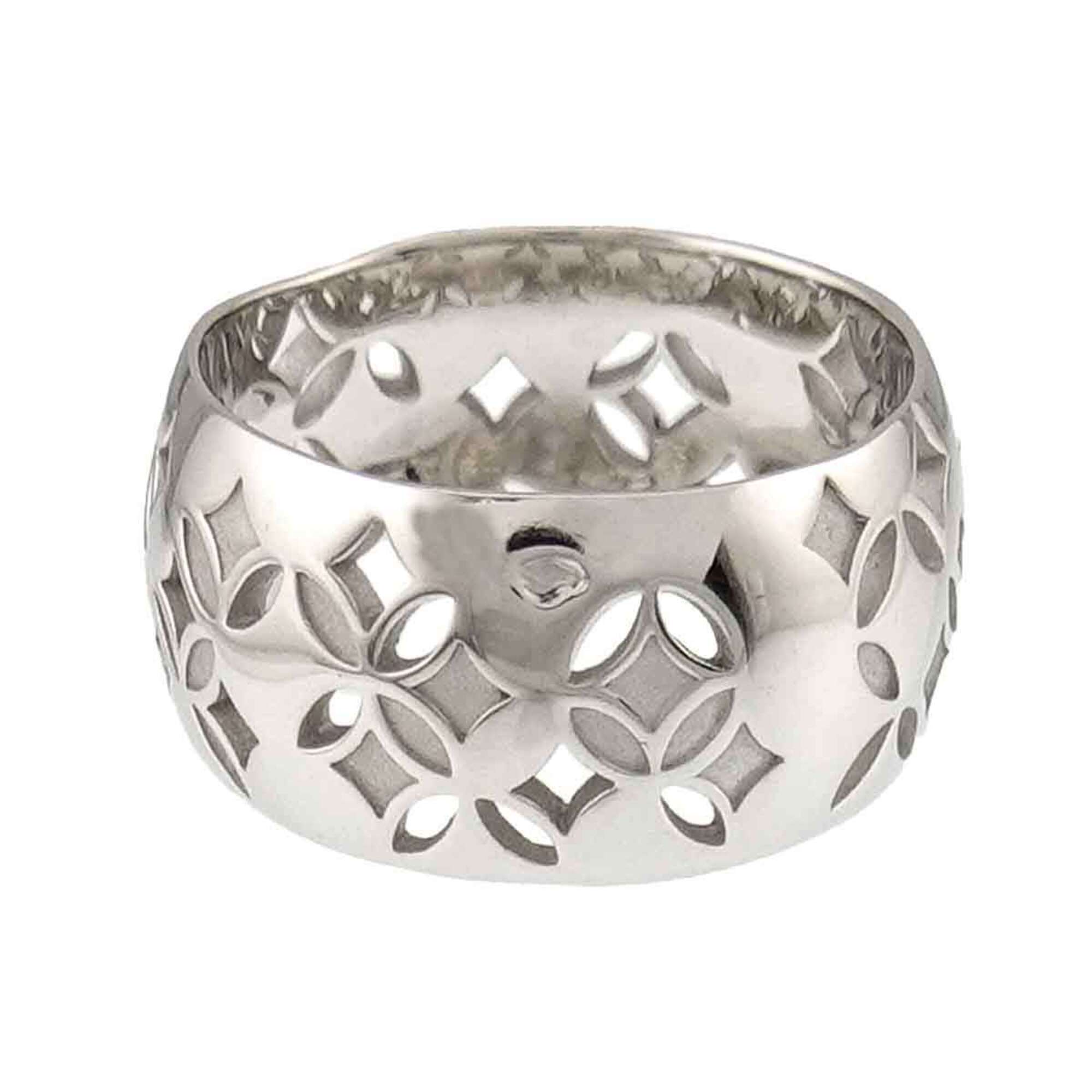Louis Vuitton White Gold (18K) Band Ring (Pre-Owned)