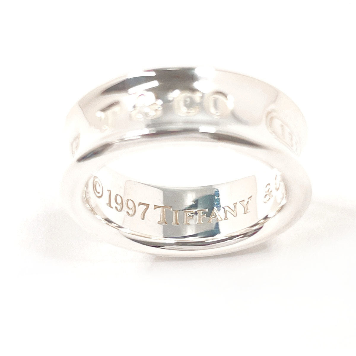 Tiffany Silver Silver 925 Band Ring (Pre-Owned)