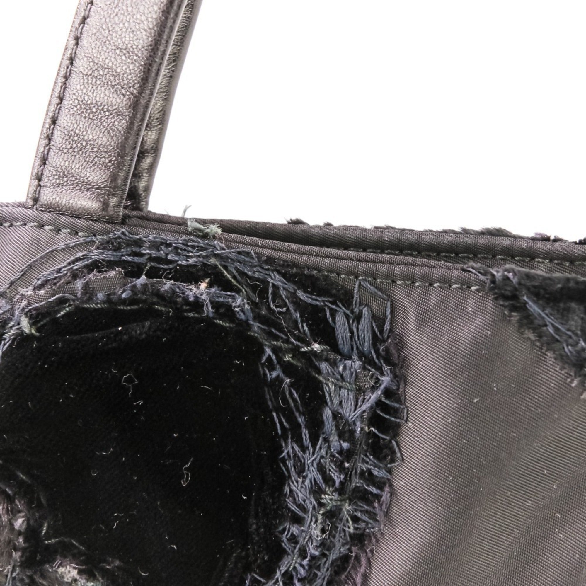 Prada Black Nylon Tote Bag (Pre-Owned)