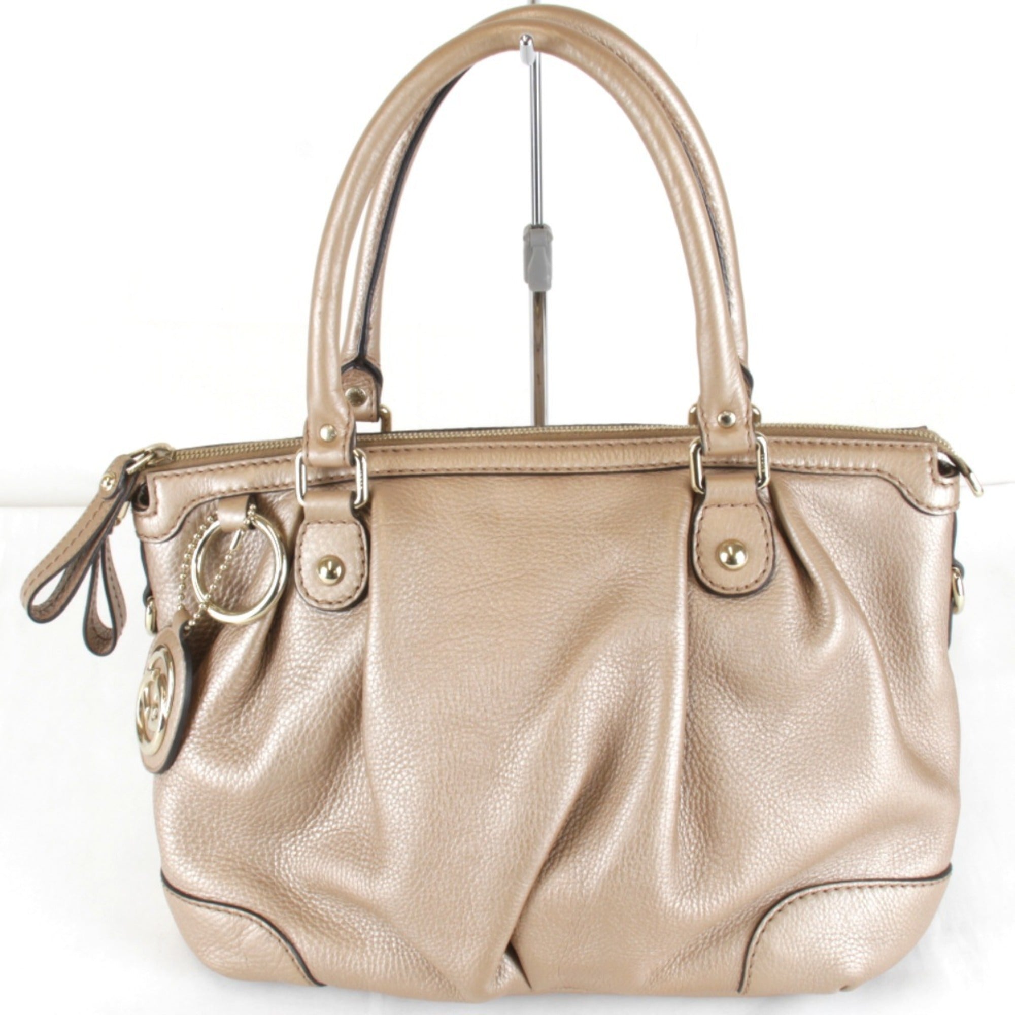 Gucci Pink Leather Handbag (Pre-Owned)
