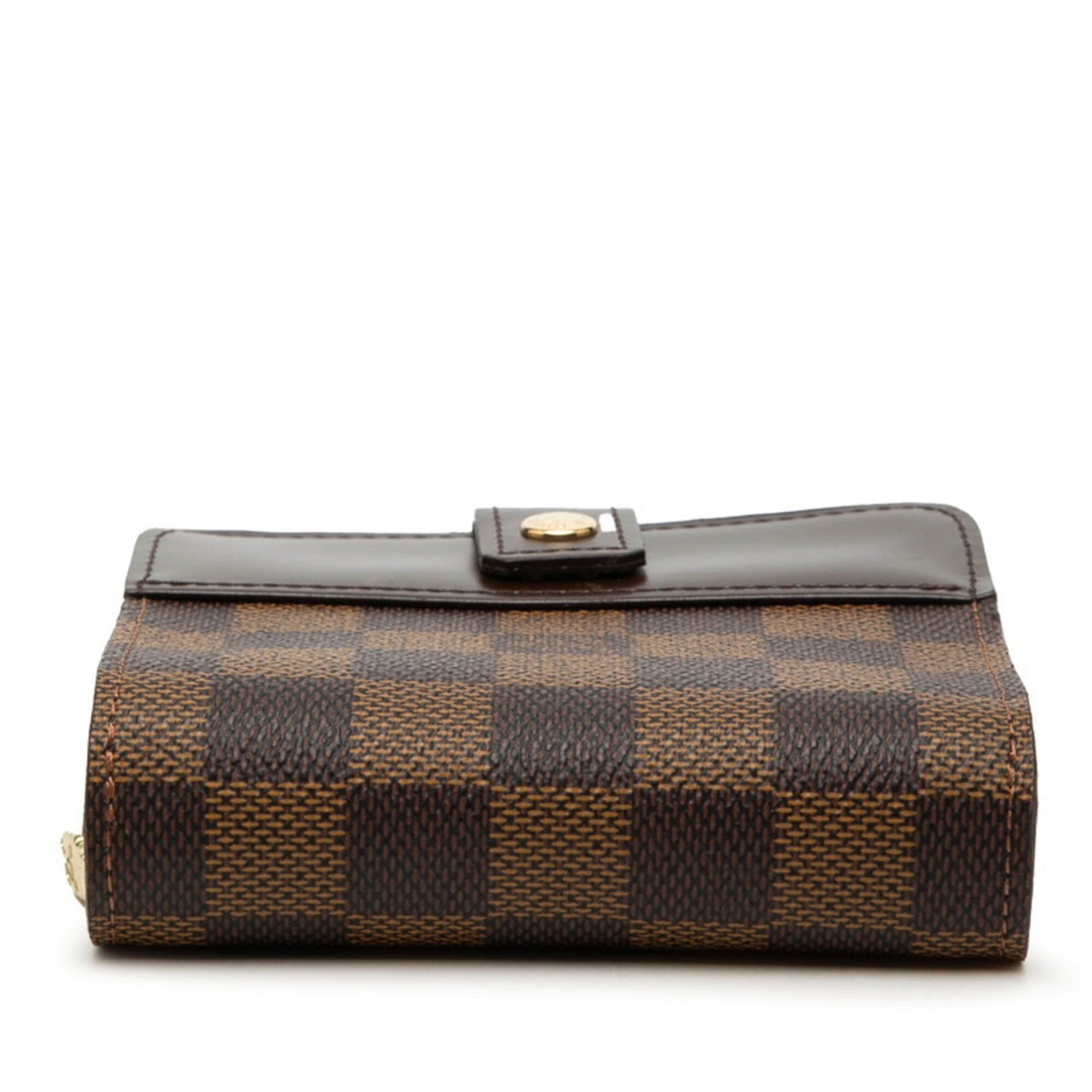 Louis Vuitton Brown Pvc Leather Wallet (Bi-Fold) (Pre-Owned)