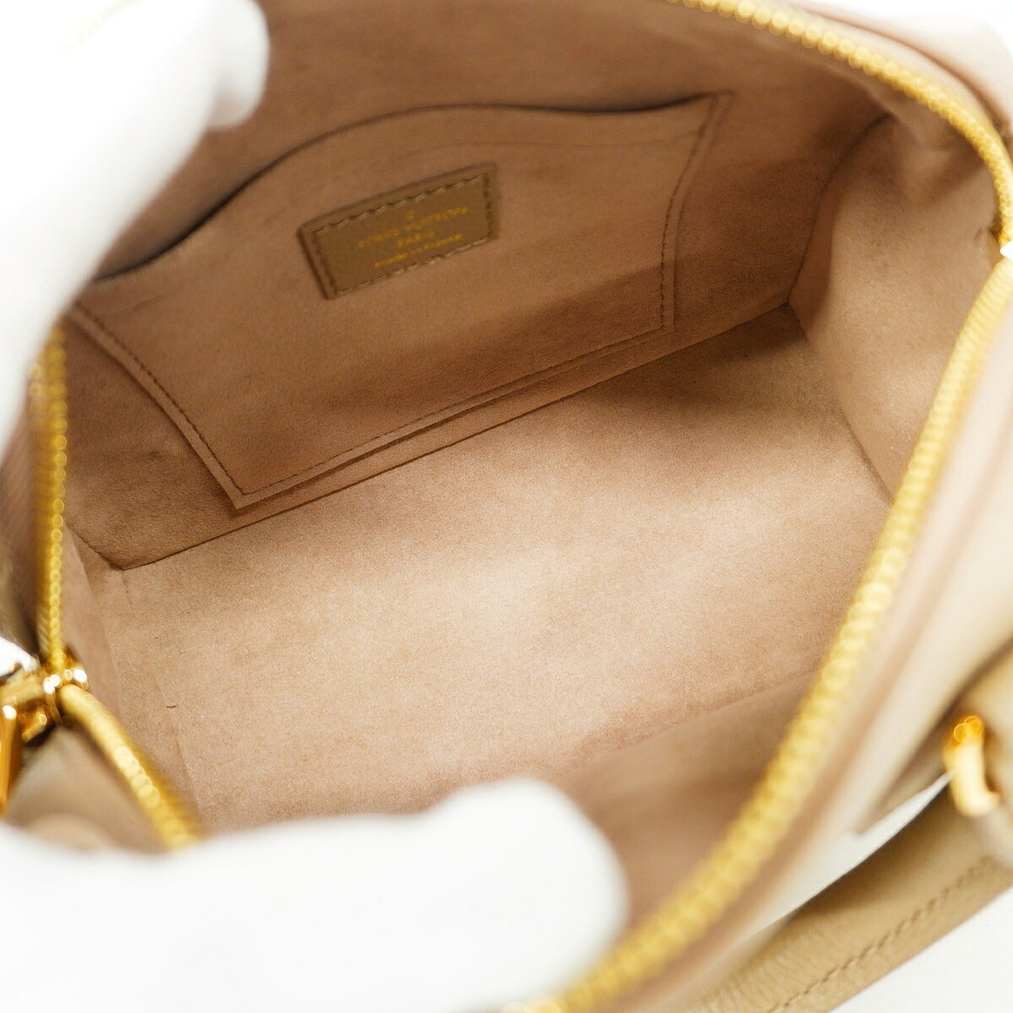 Louis Vuitton Cream Tourterelle Handbag (Pre-Owned)