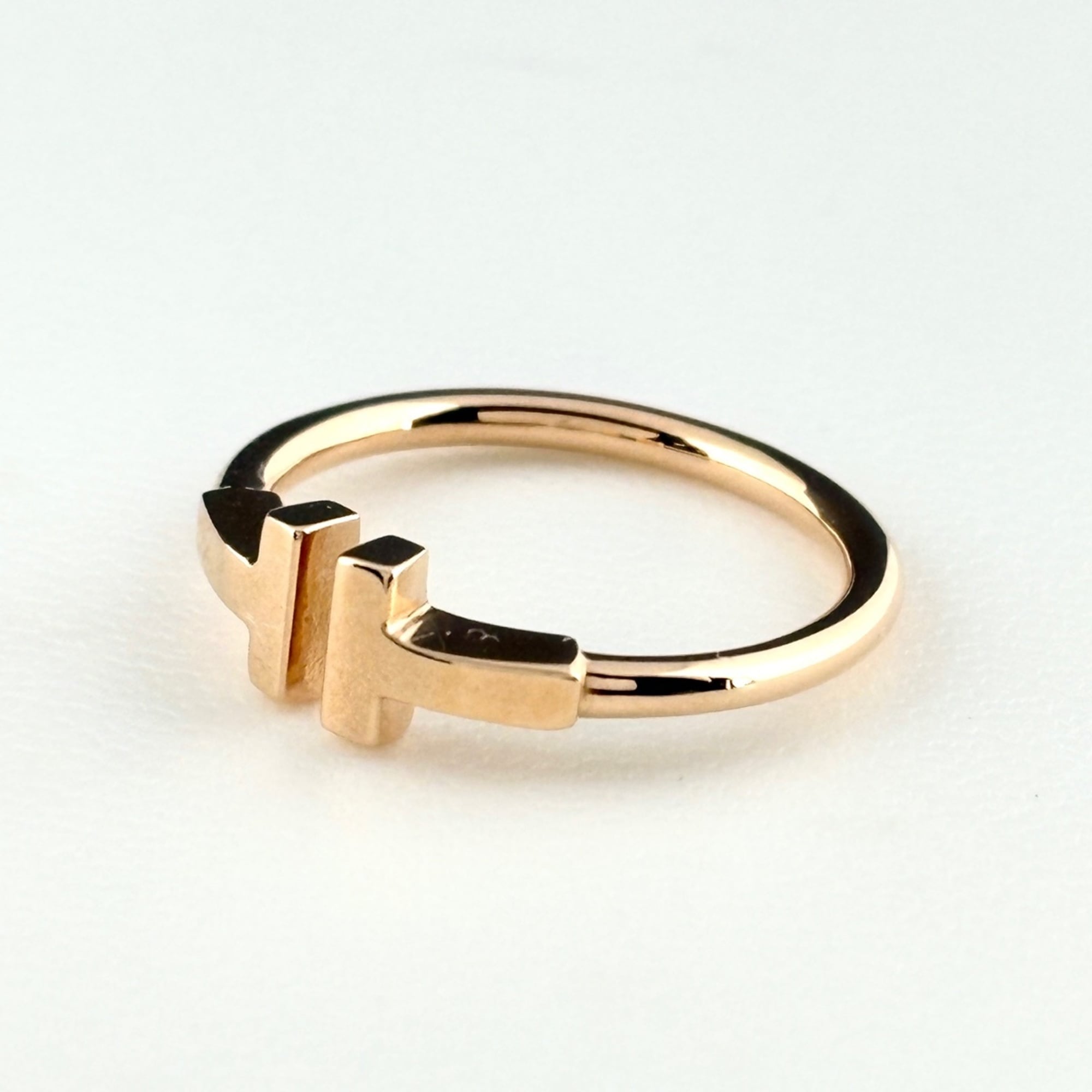 Tiffany Pink Gold (18K) Band Ring (Pre-Owned)
